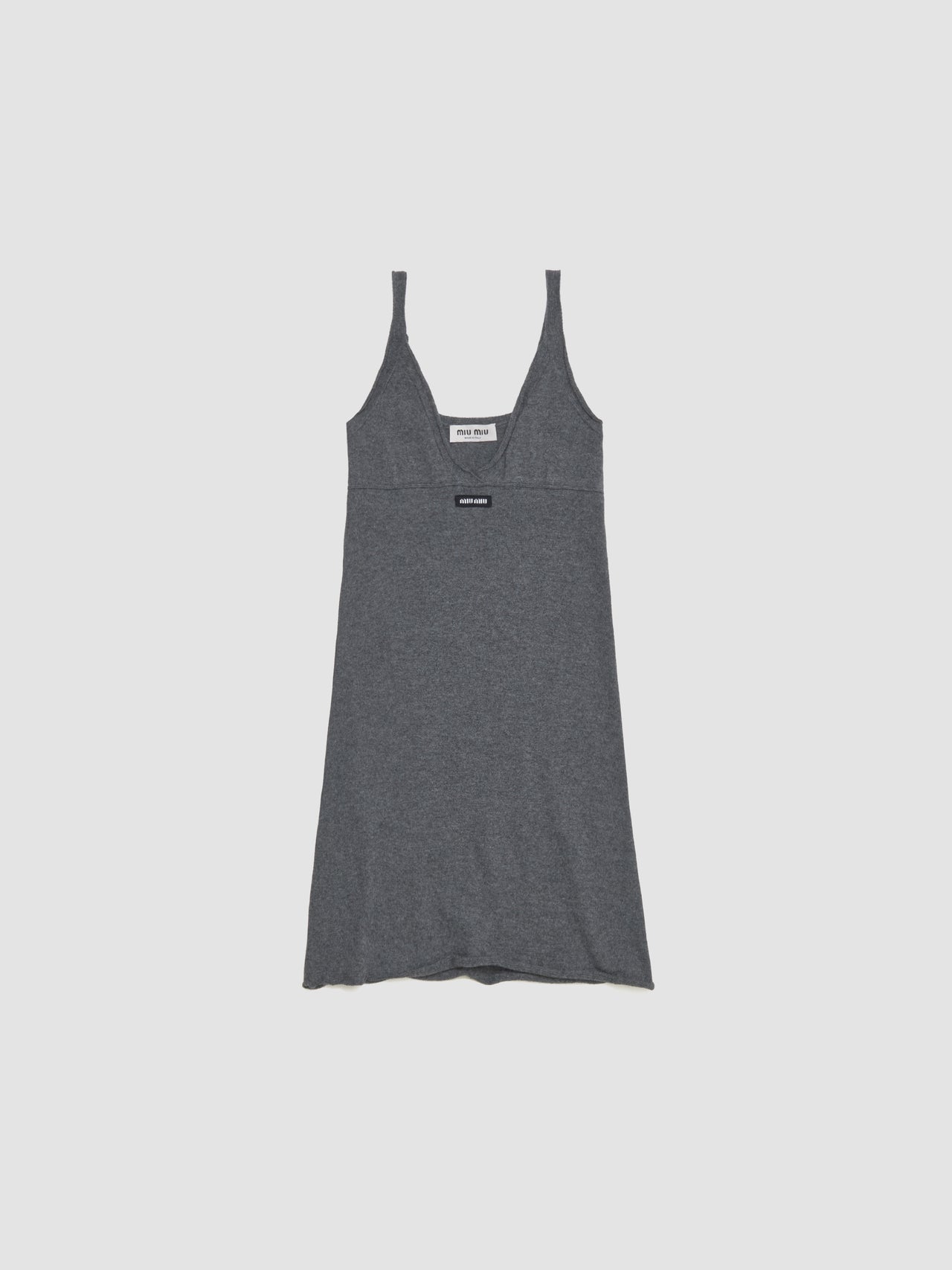 Cashmere Tank Dress in Grey