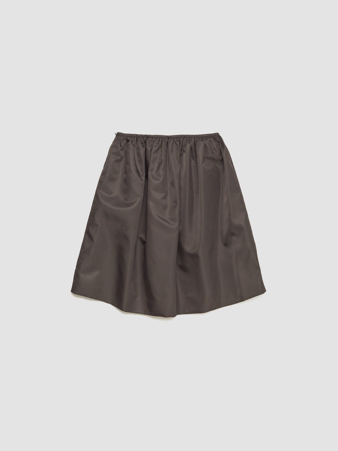Technical Gauze Skirt in Coffee