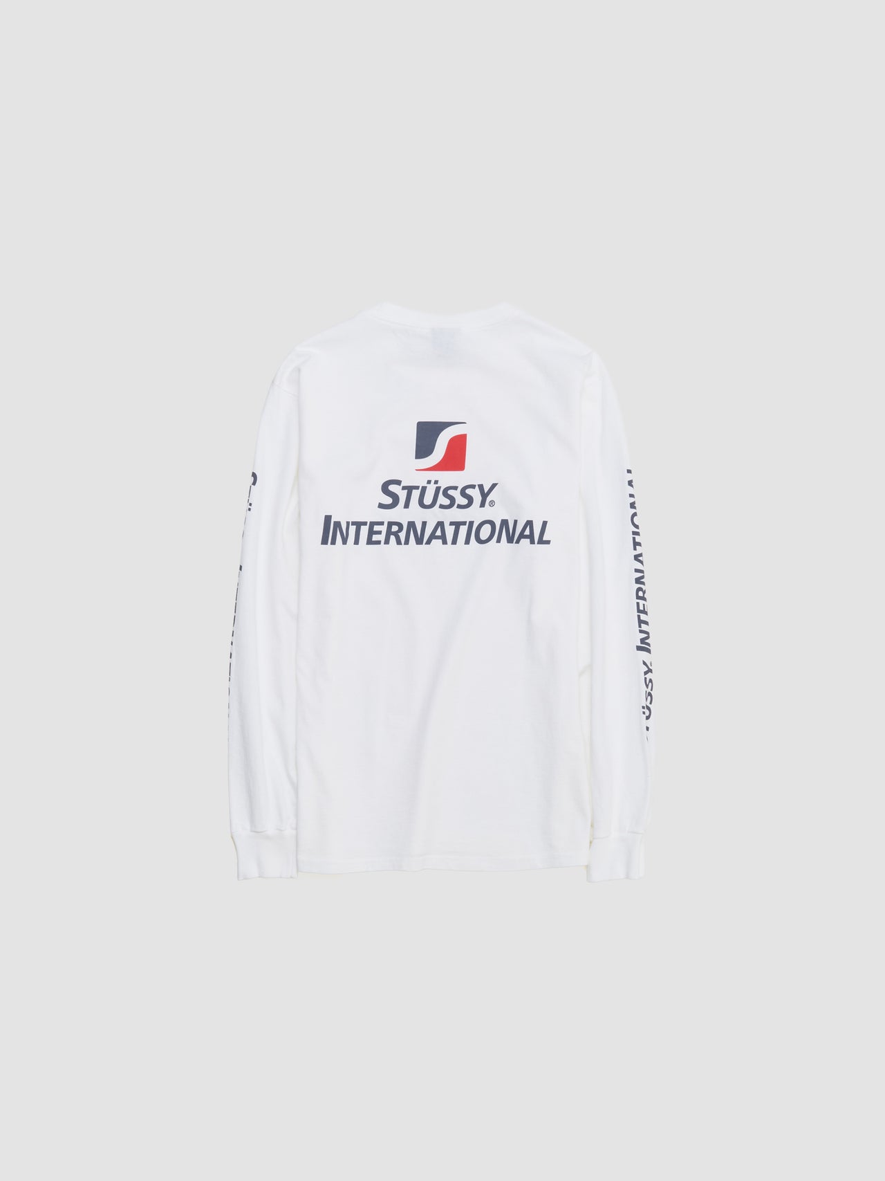International Long Sleeved Tee in White