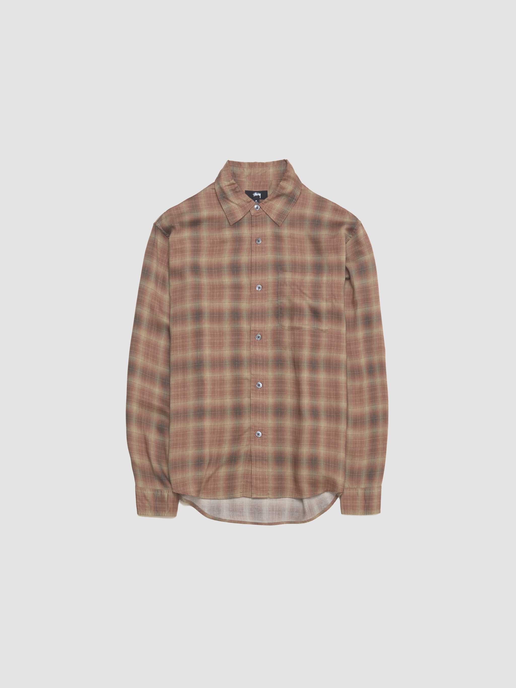Matthew Plaid Shirt in Brick
