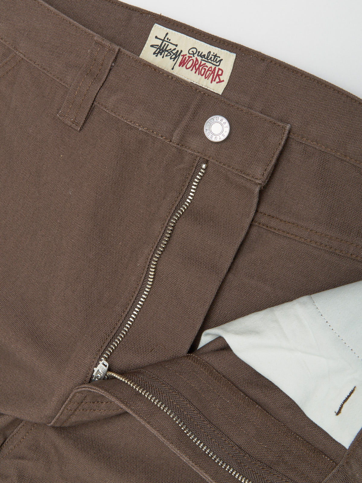 Carpenter Canvas Pants in Brown
