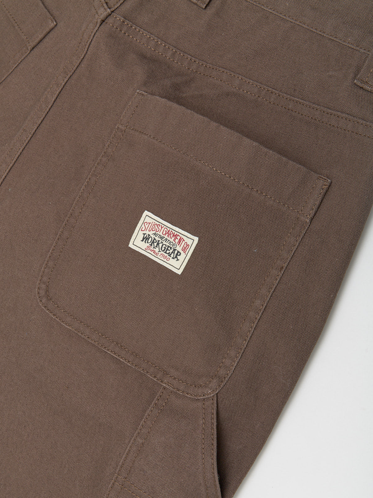 Carpenter Canvas Pants in Brown