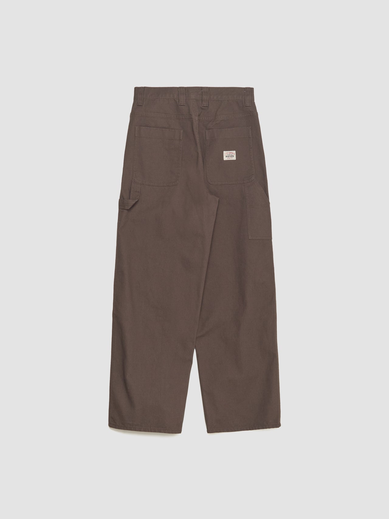 Carpenter Canvas Pants in Brown