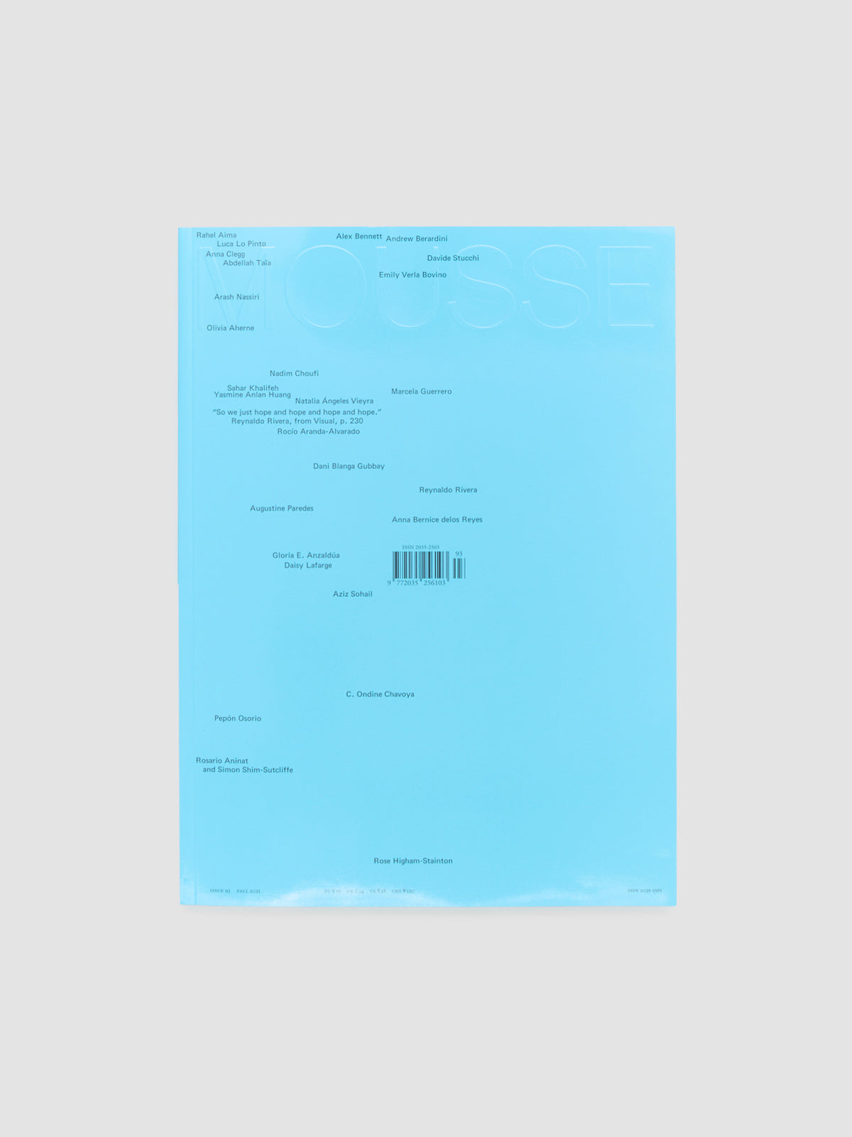 Mousse Magazine Issue 93