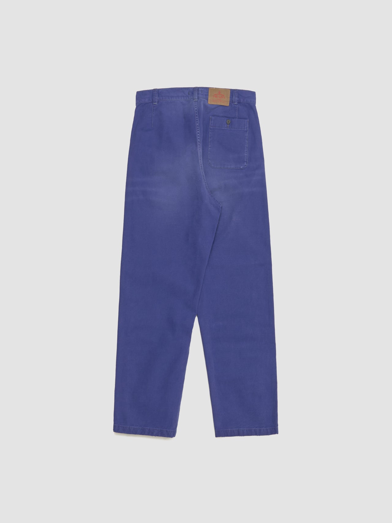 Cotton Twill Trousers in Indigo