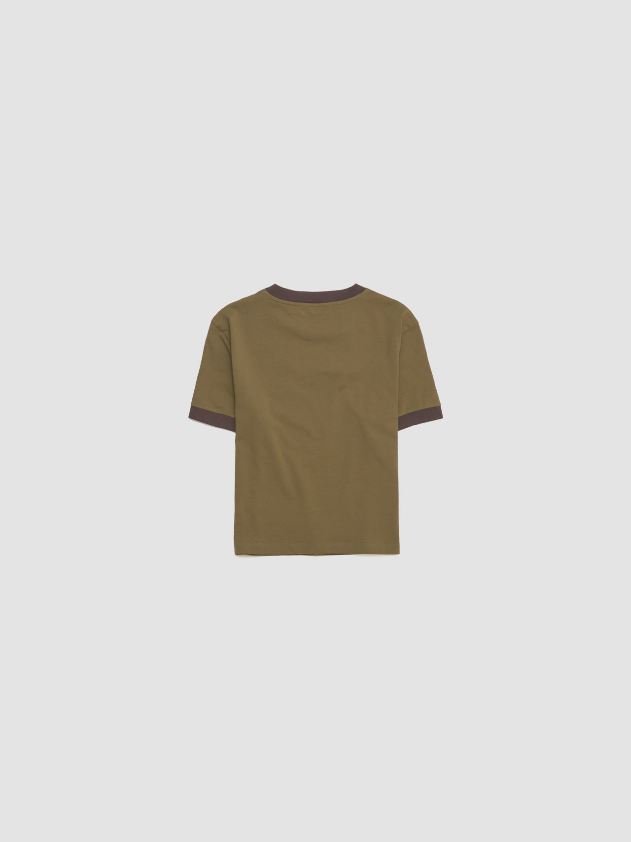 Cotton Jersey T-Shirt in Camo & Cacao