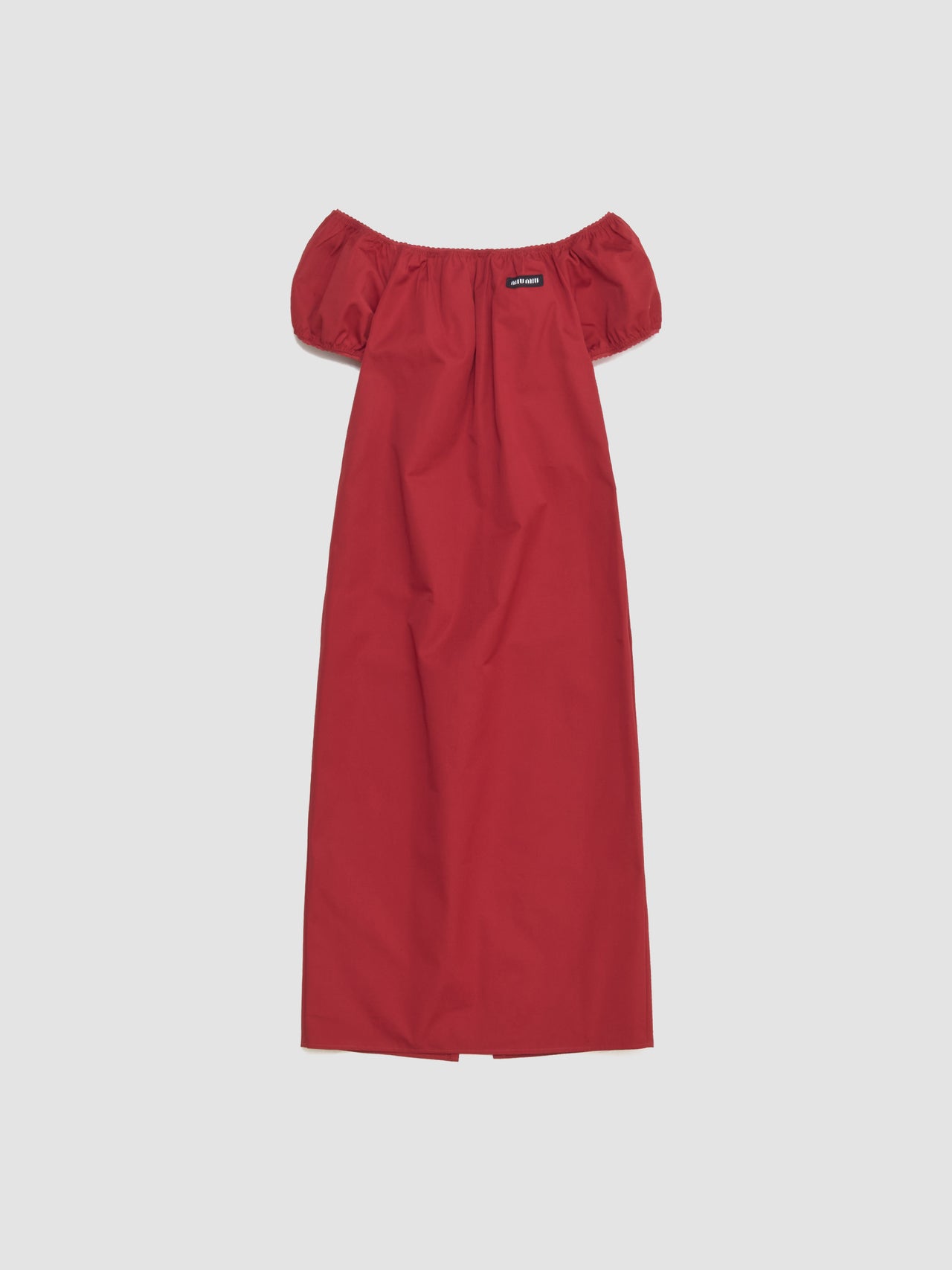 Poplin Dress in Red