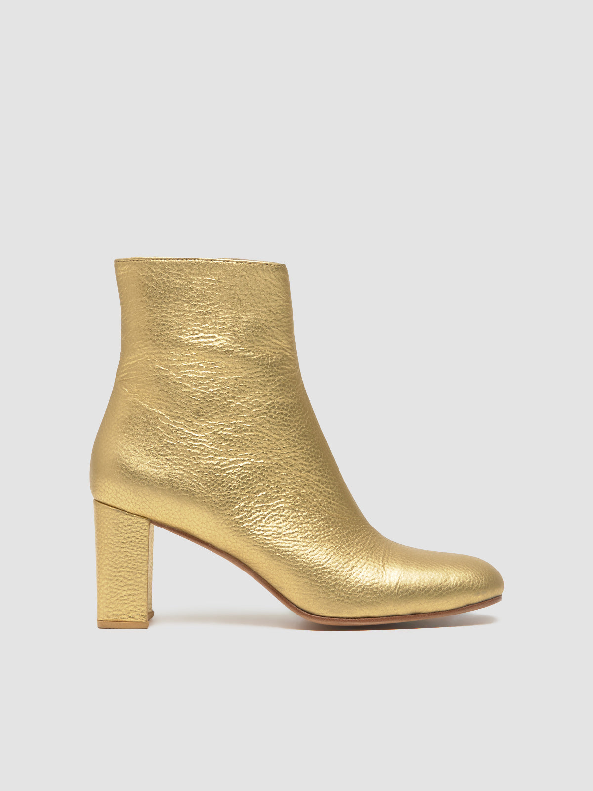 Agnes Boot in Gold Texture Metallic