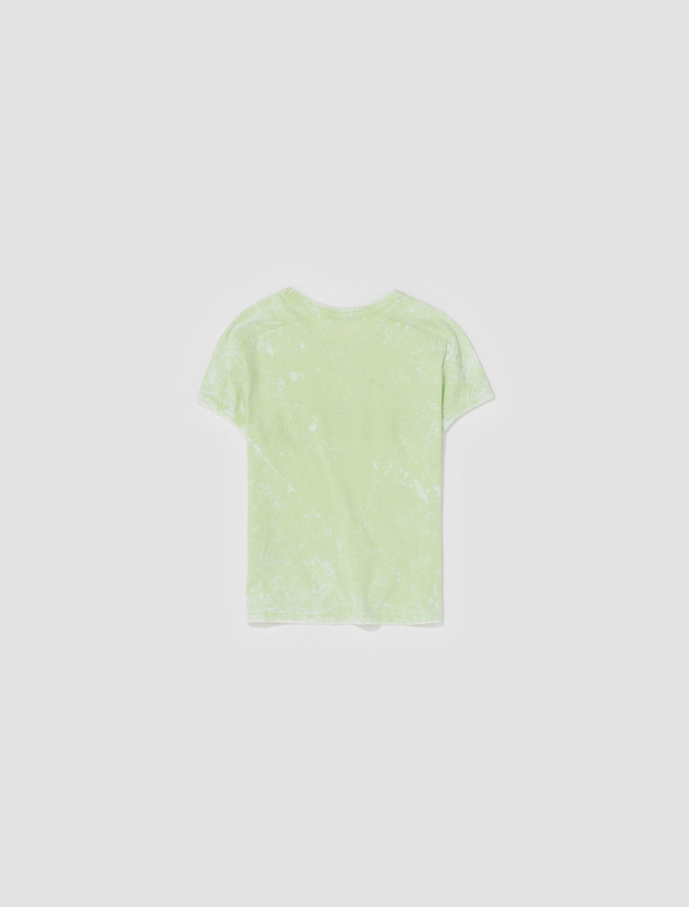 Printed T-Shirt in Fluo Green