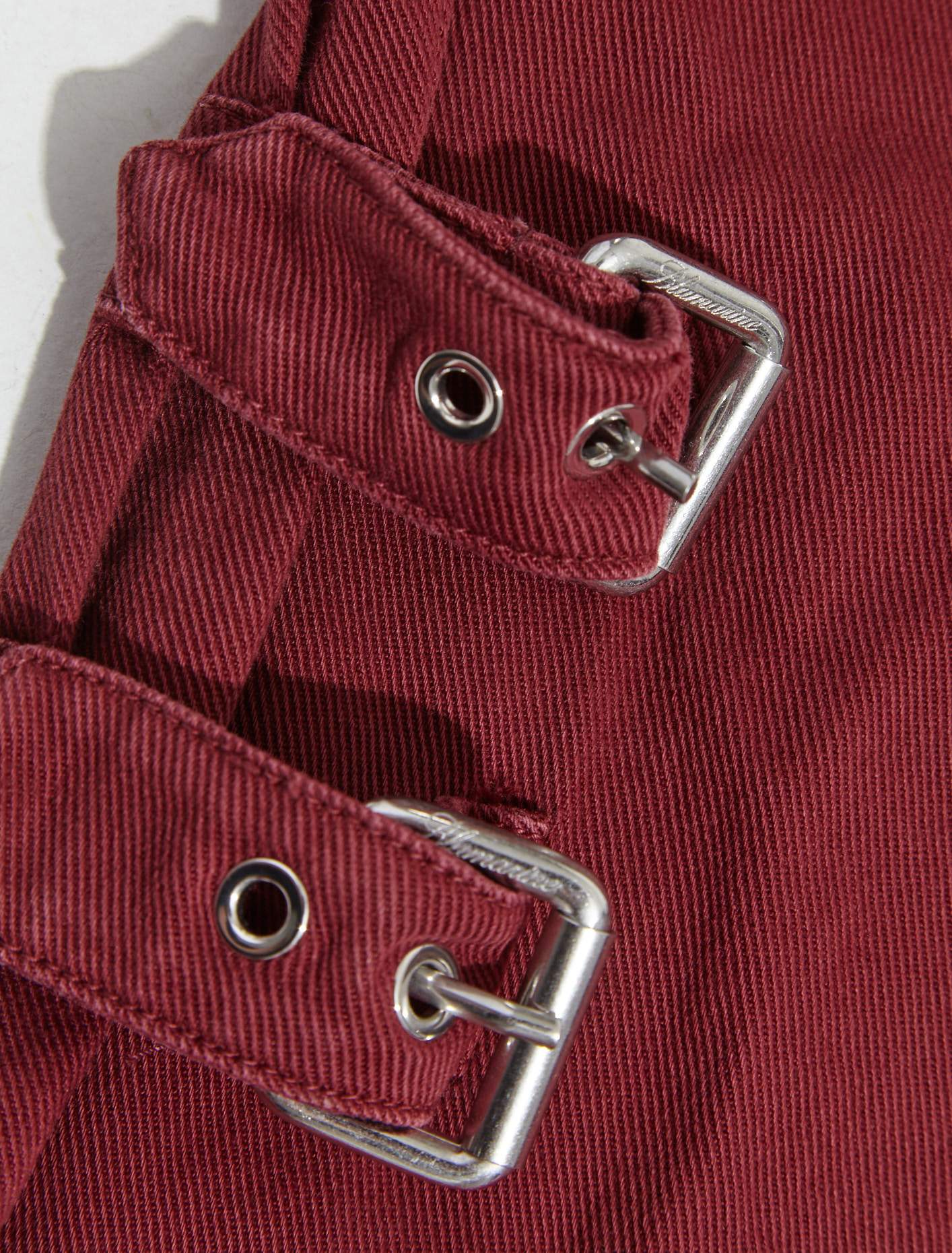 Jeans with Buckles in Port Royale