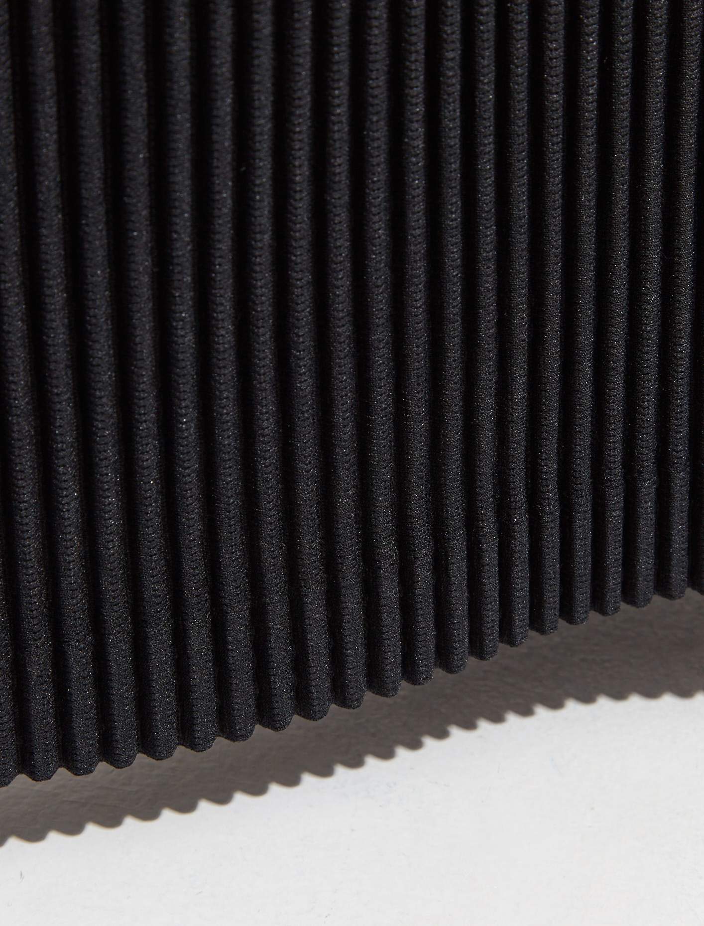 Pleated Vest in Black