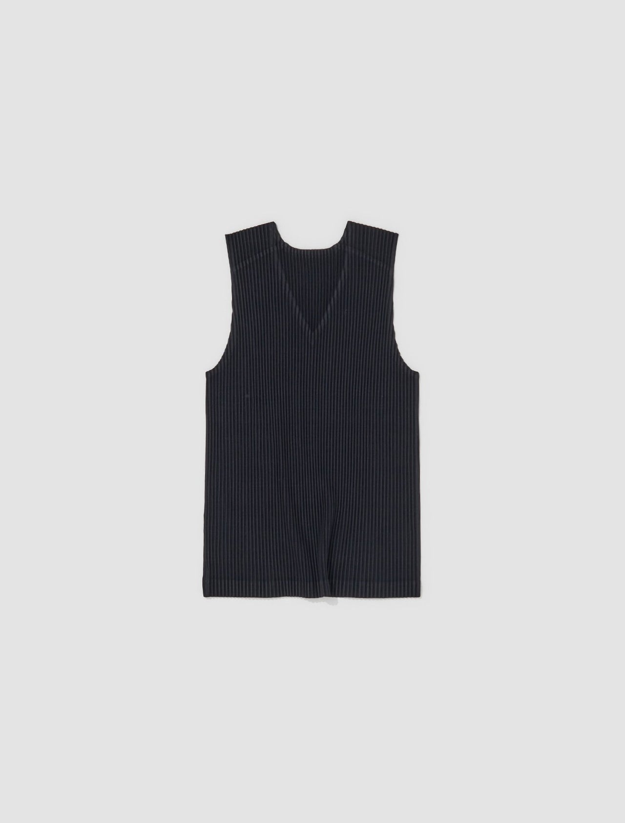 Pleated Vest in Black