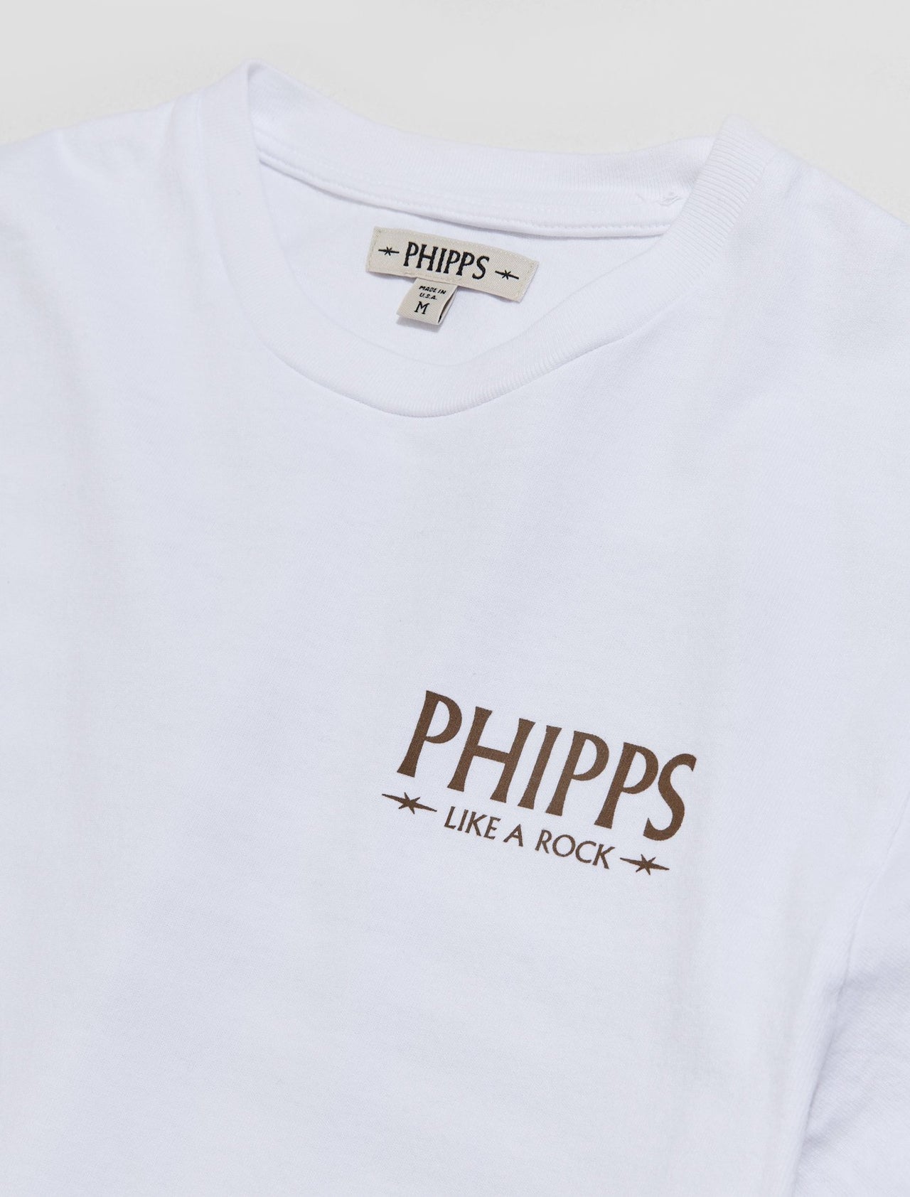 Like a Rock T-Shirt in White