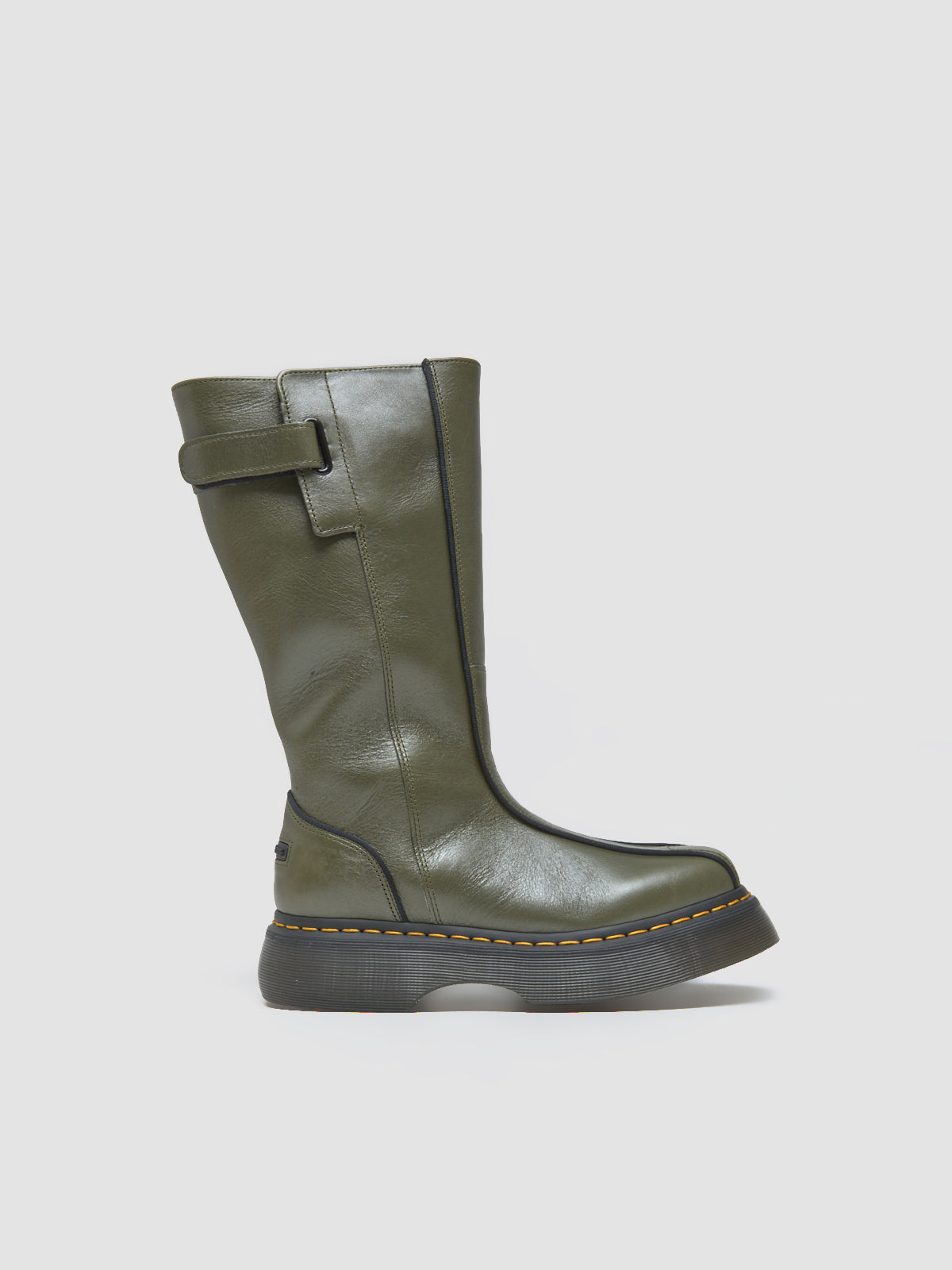 Buzz Hi Boots in Olive Green