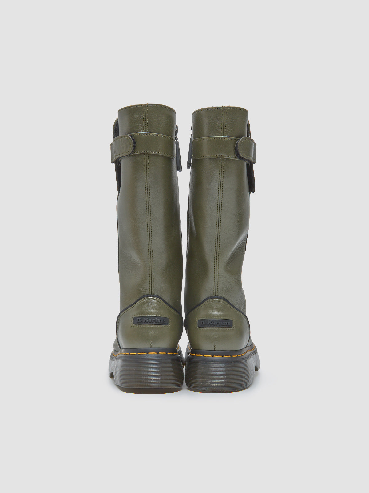 Buzz Hi Boots in Olive Green