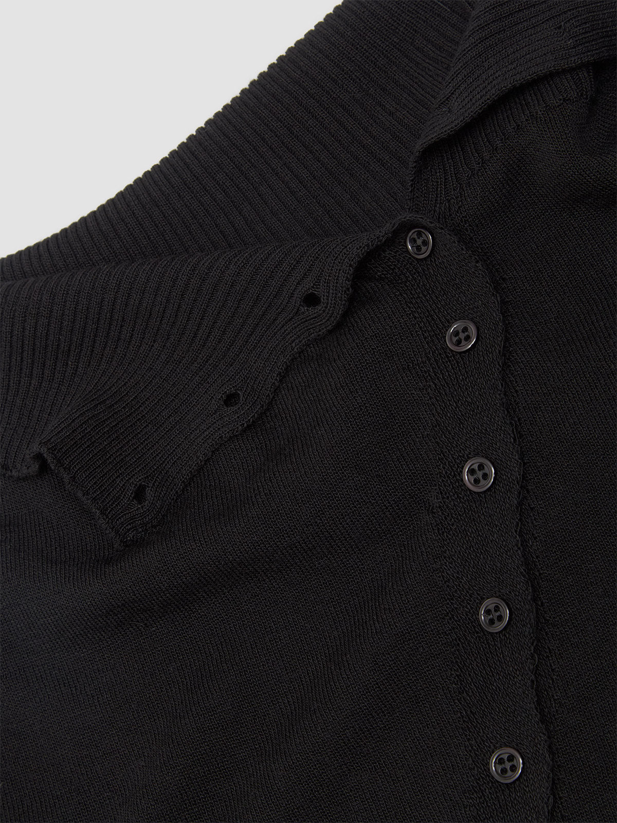 Igna Buttoned Cardigan in Black