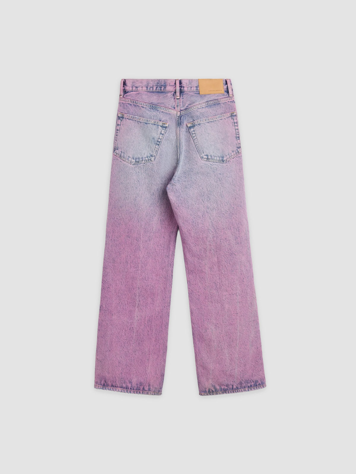 Relaxed Boot Jeans in Pink Coat