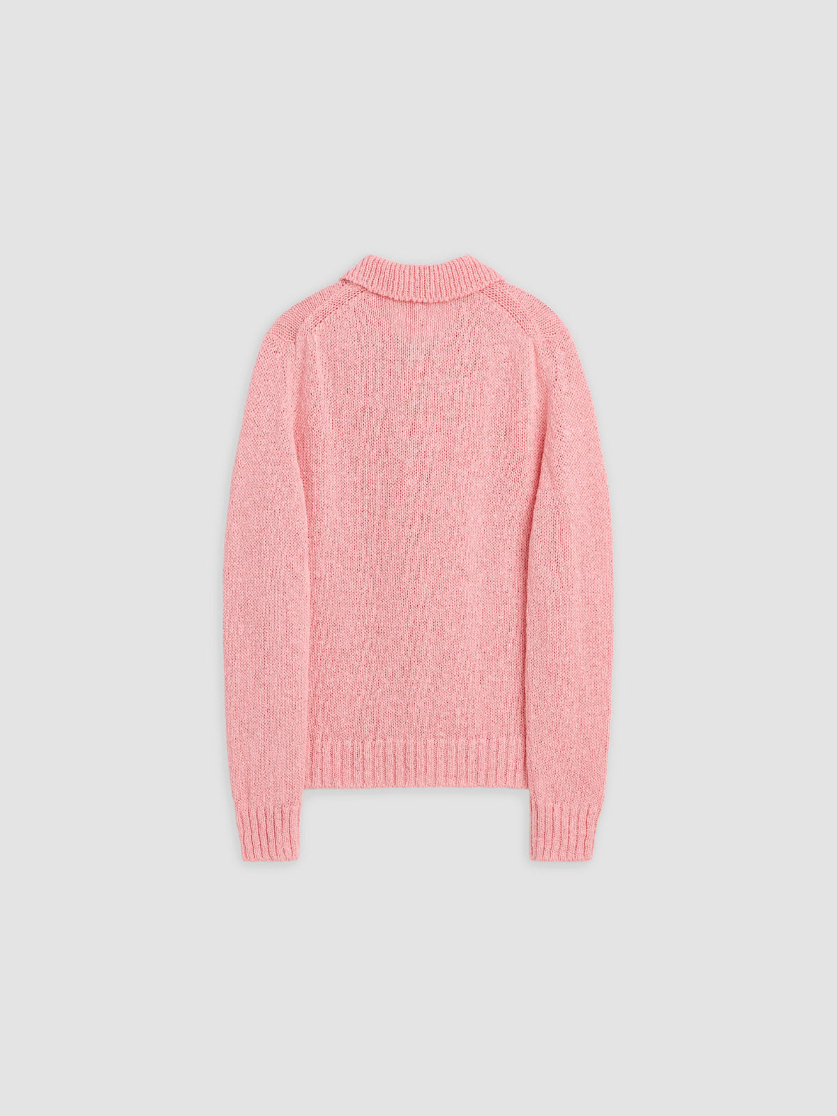 Linen Polo in Pink