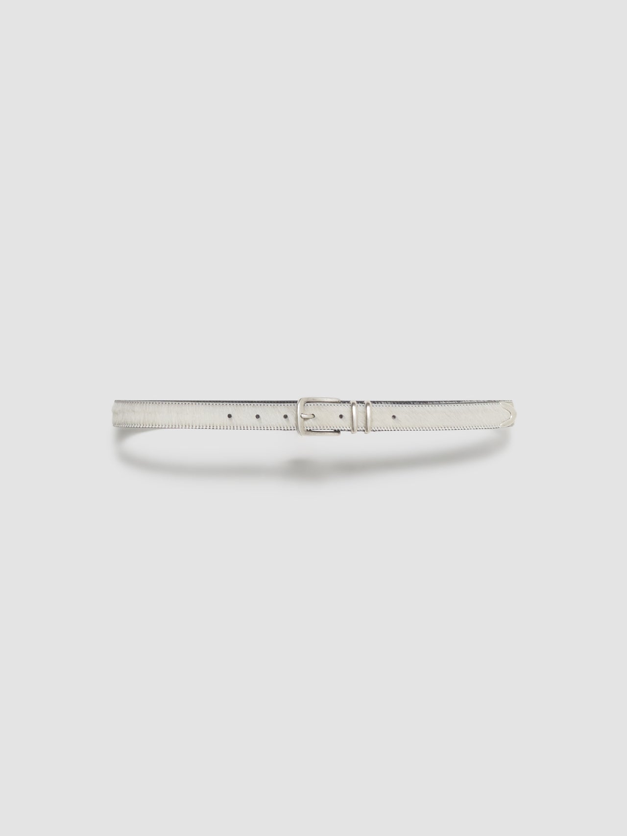 M2433 Pony Belt in White