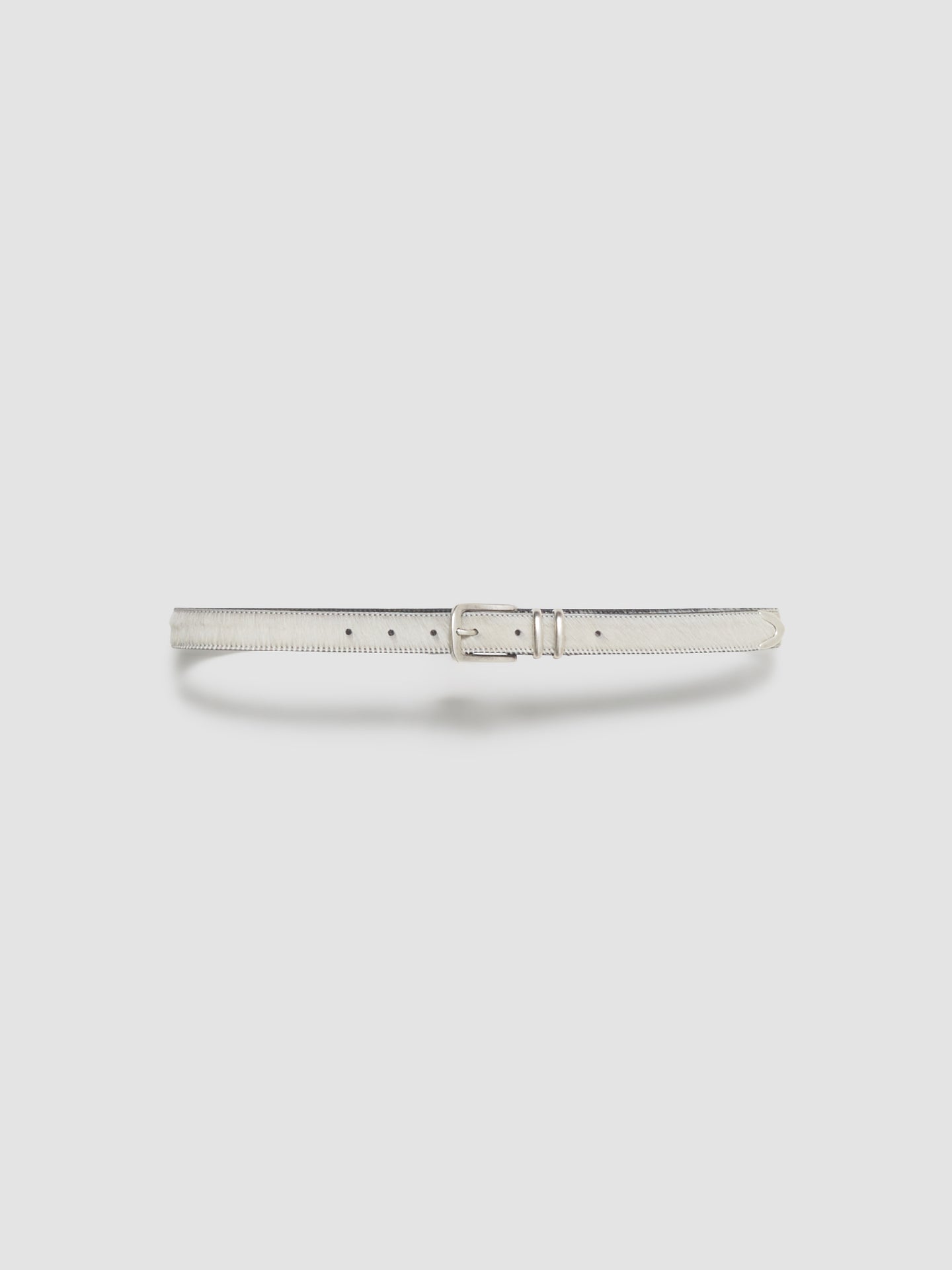 M2433 Pony Belt in White