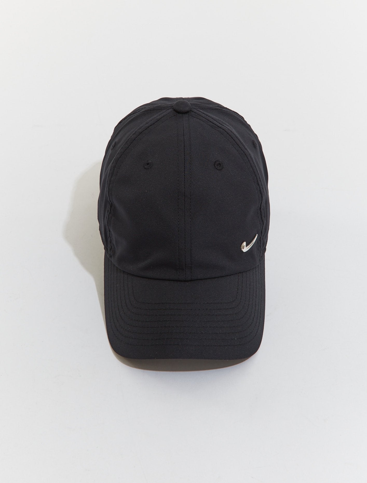 Heritage 86 Cap with Metal Swoosh in Black