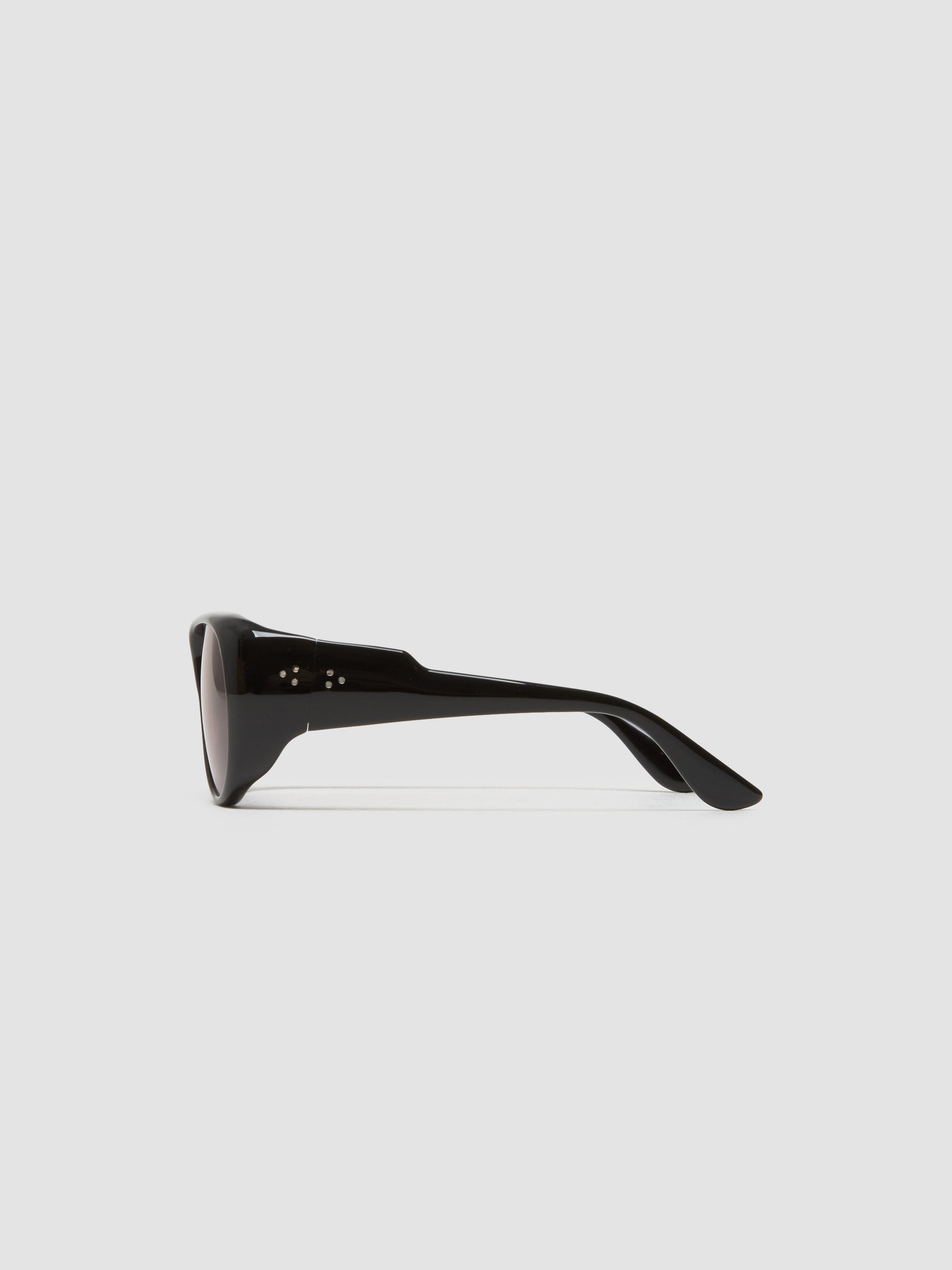 Gambia Sunglasses in Black with Tobacco Lenses