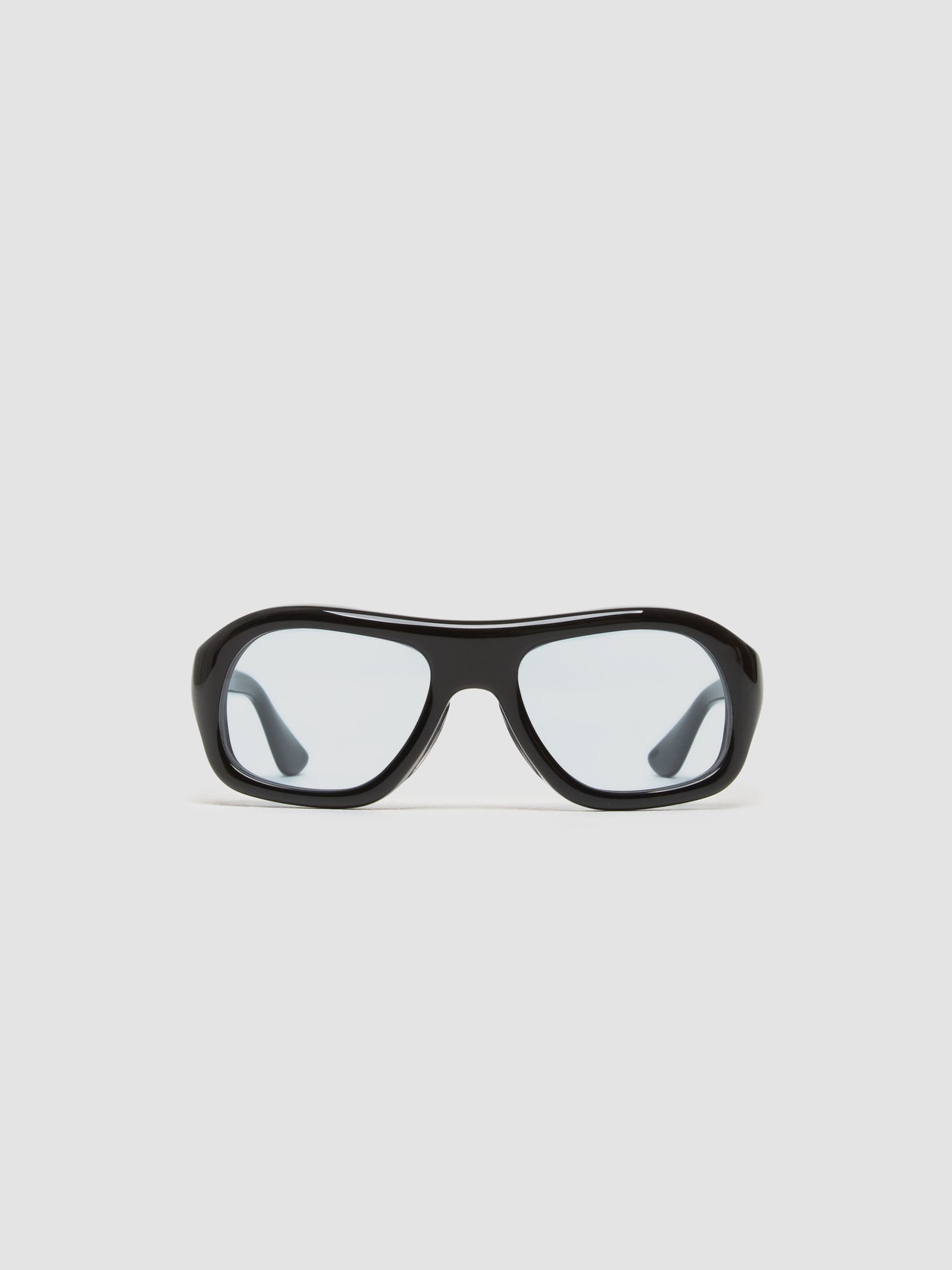 Gray Sunglasses in Black with Rif Blue Lenses