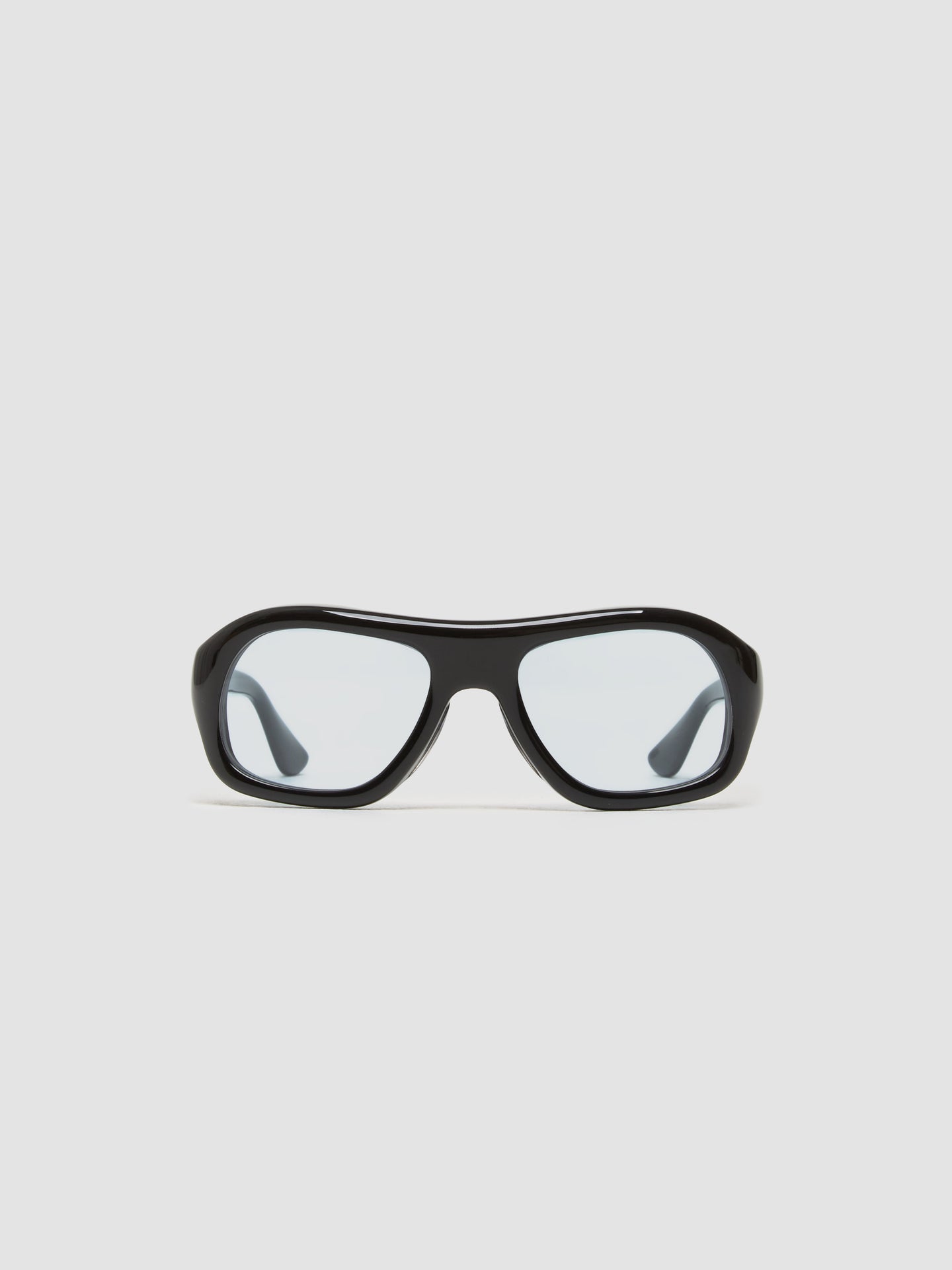 Gray Sunglasses in Black with Rif Blue Lenses