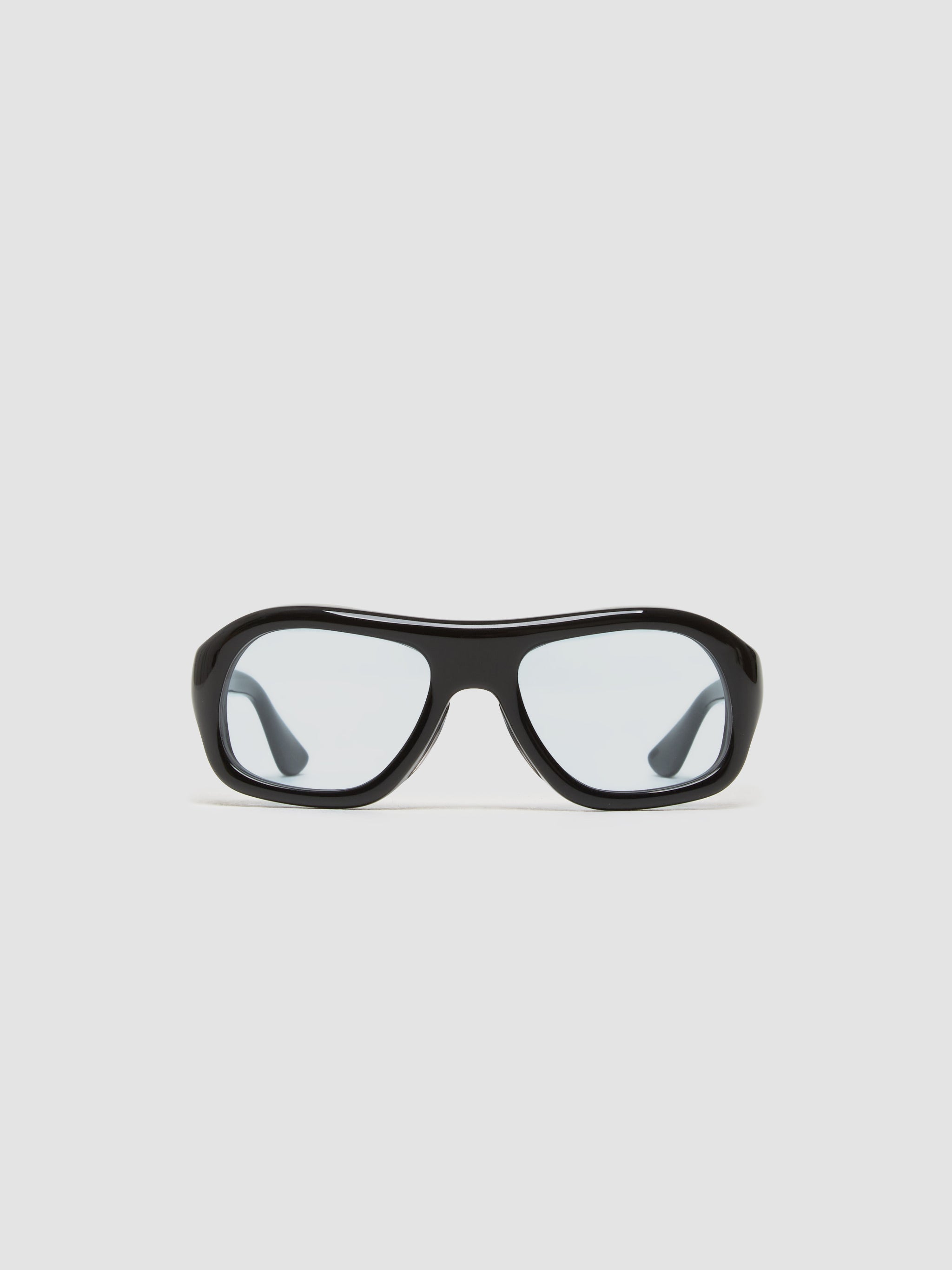 Gray Sunglasses in Black with Rif Blue Lenses