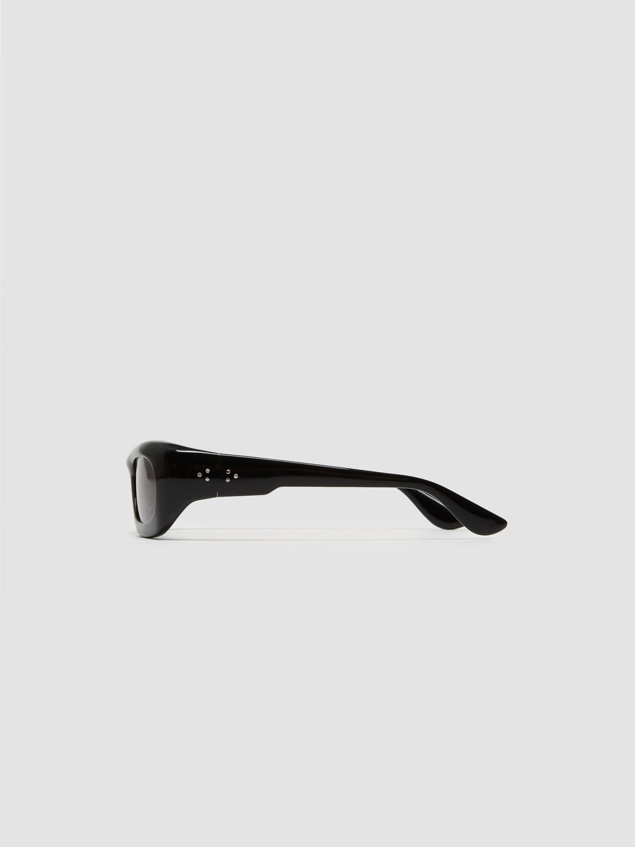 Ghaib Sunglasses in Black with Black Lenses