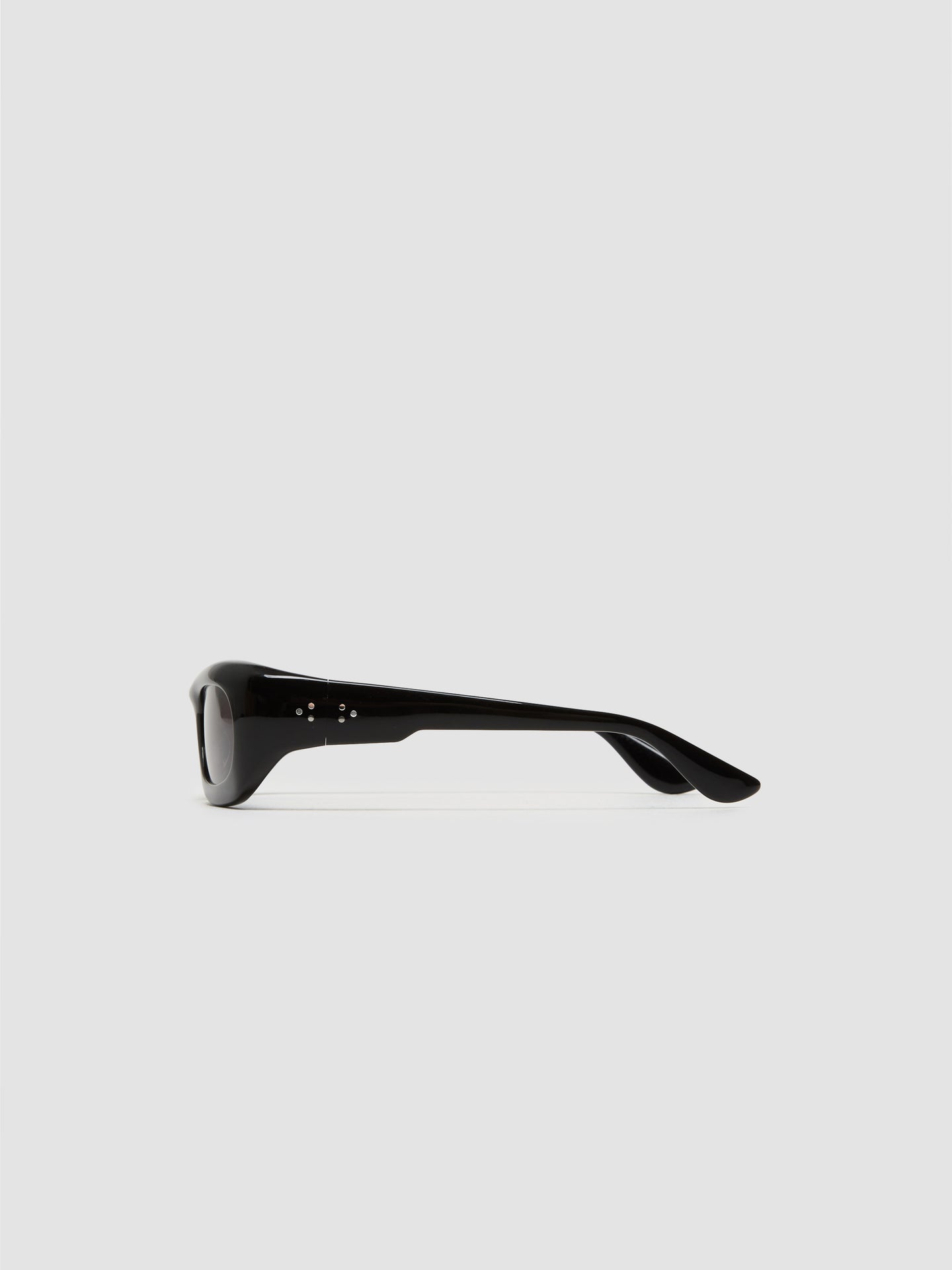 Ghaib Sunglasses in Black with Black Lenses
