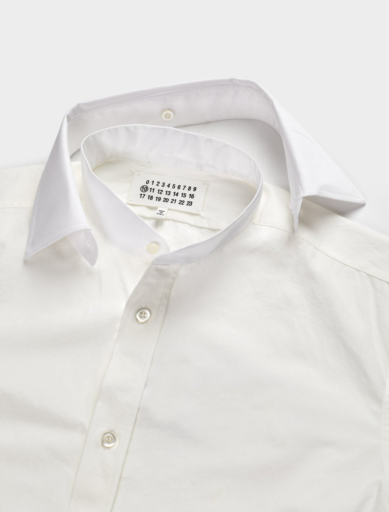 Cotton Shirt in Off White