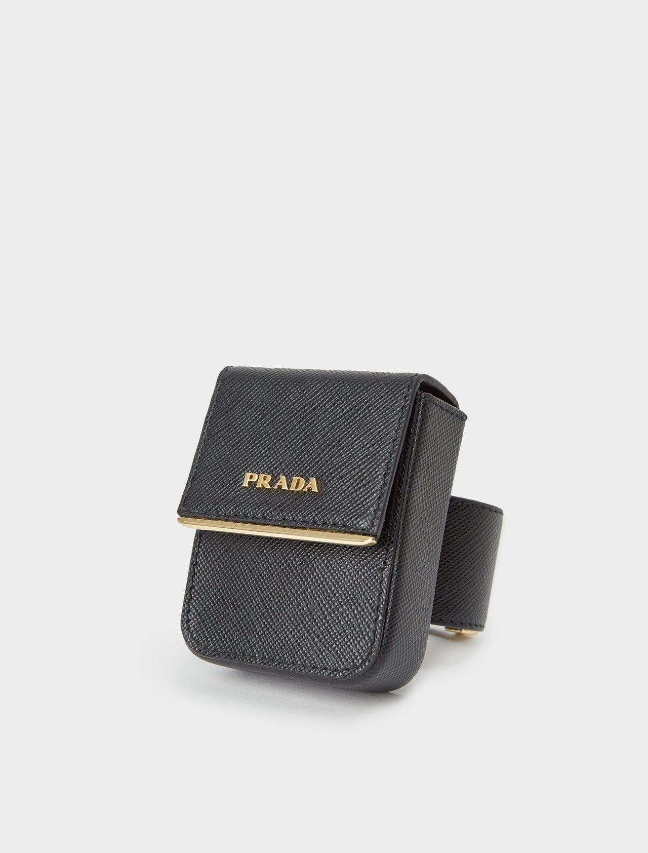 Saffiano Leather Pouch Bracelet