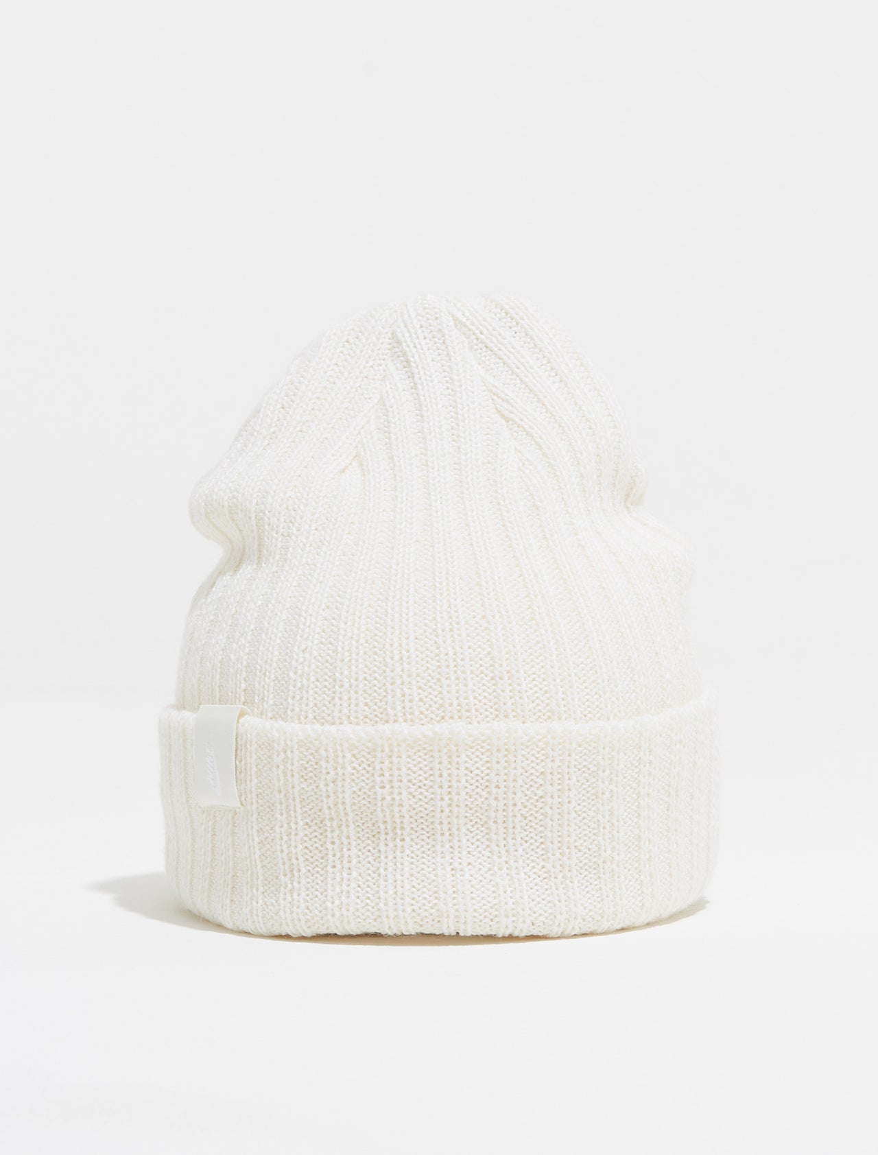 NRG Solo Swoosh Beanie in Summit White