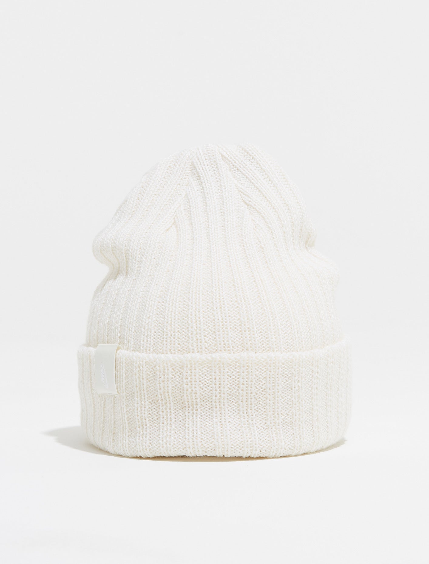 NRG Solo Swoosh Beanie in Summit White