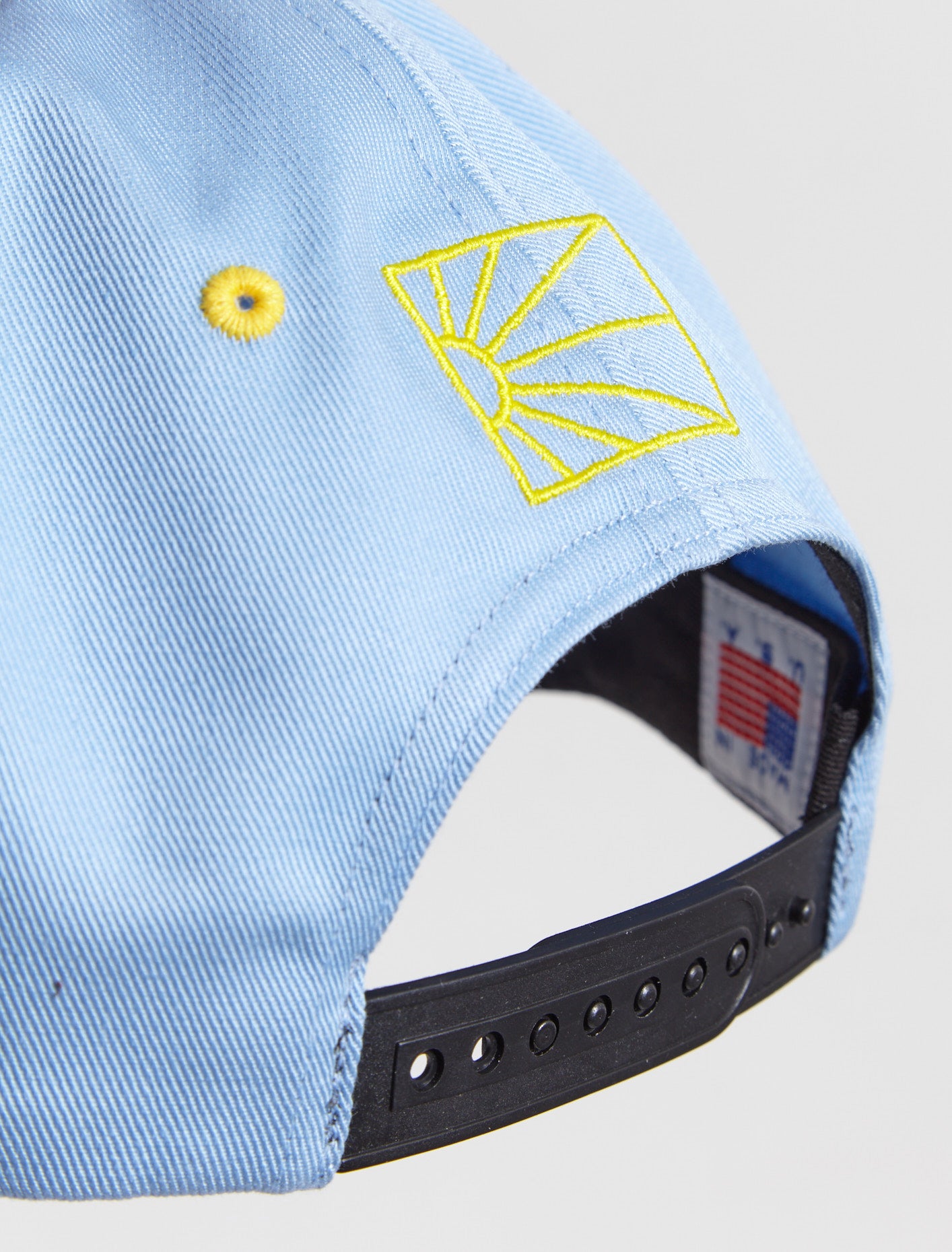 Woven 6-Panel Logo Cap in Blue