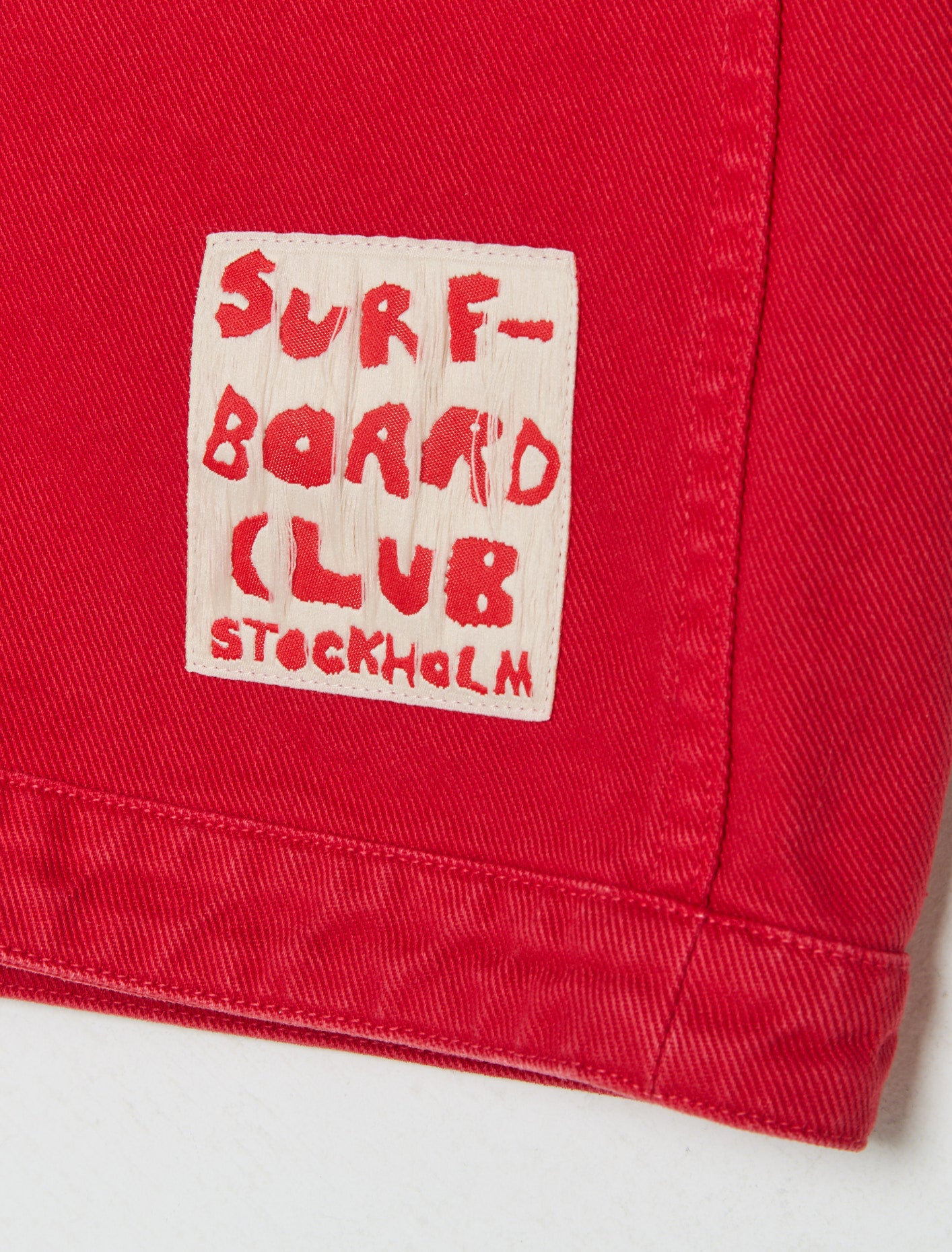 Cotton Shorts in Red