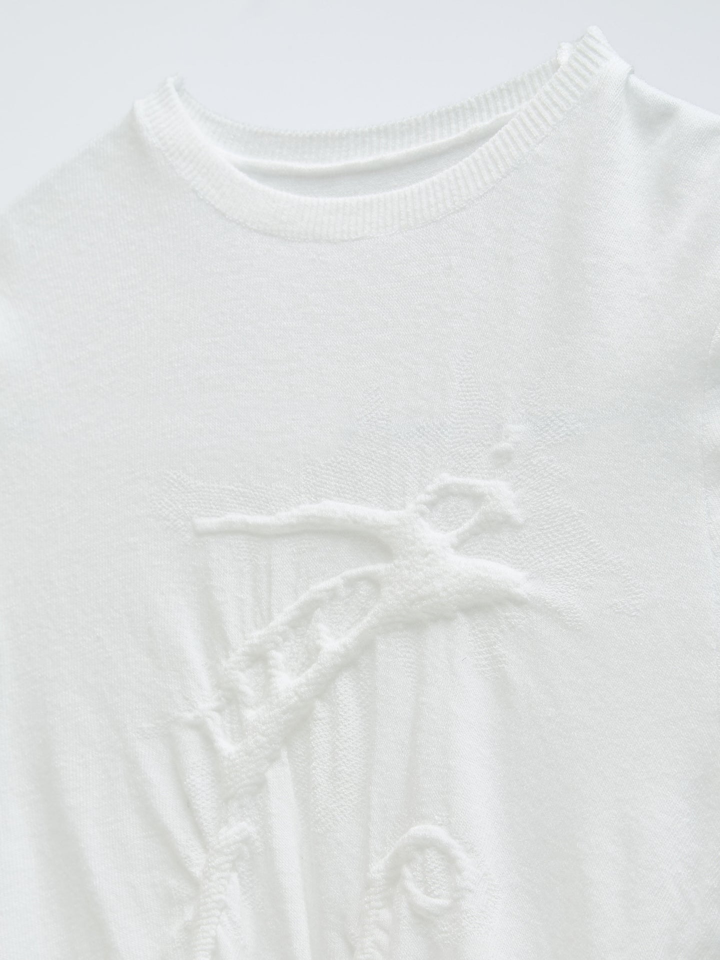 Hippocampus T-Shirt in White