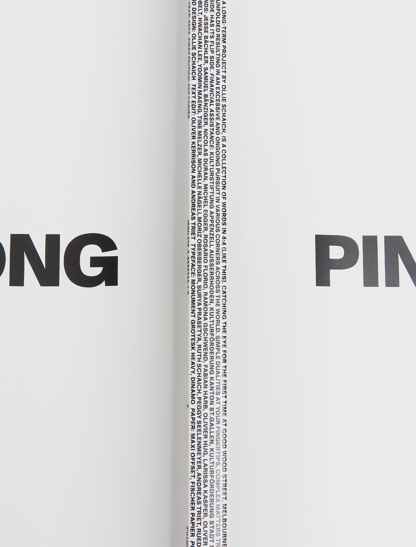 Edition Ventile - PING PONG