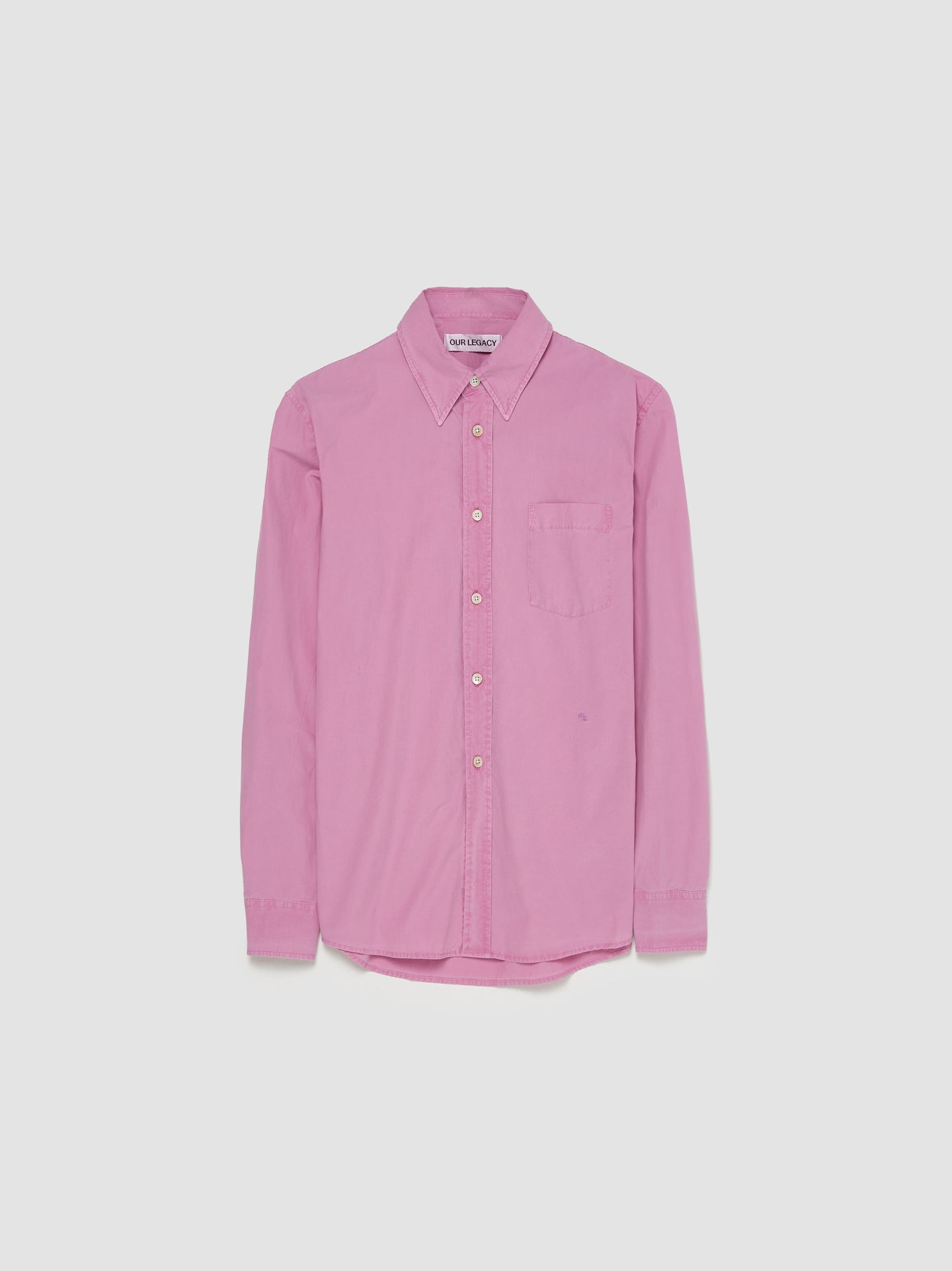 Beyond BD Organic Poplin Shirt in Duchess Pink