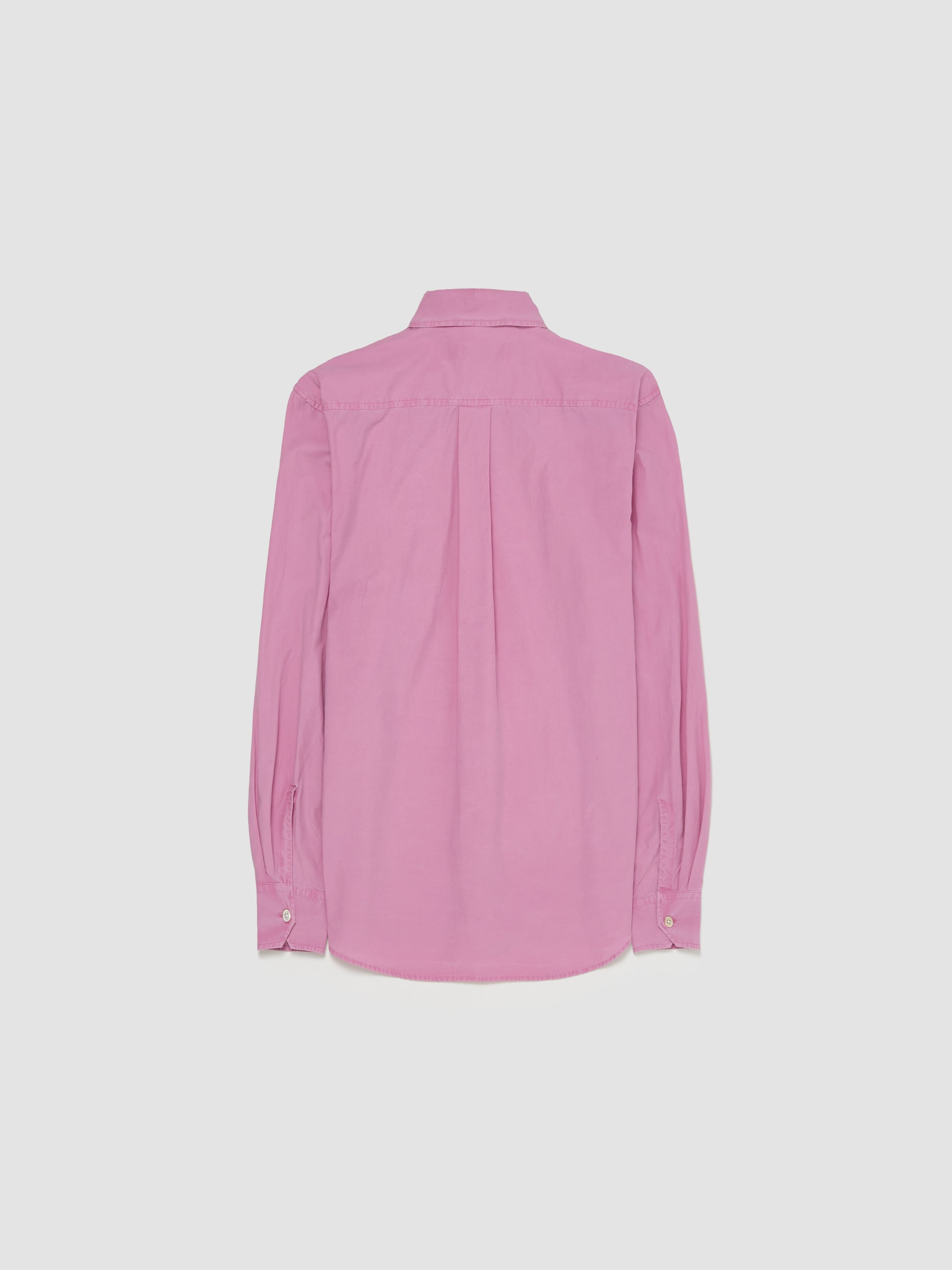 Beyond BD Organic Poplin Shirt in Duchess Pink