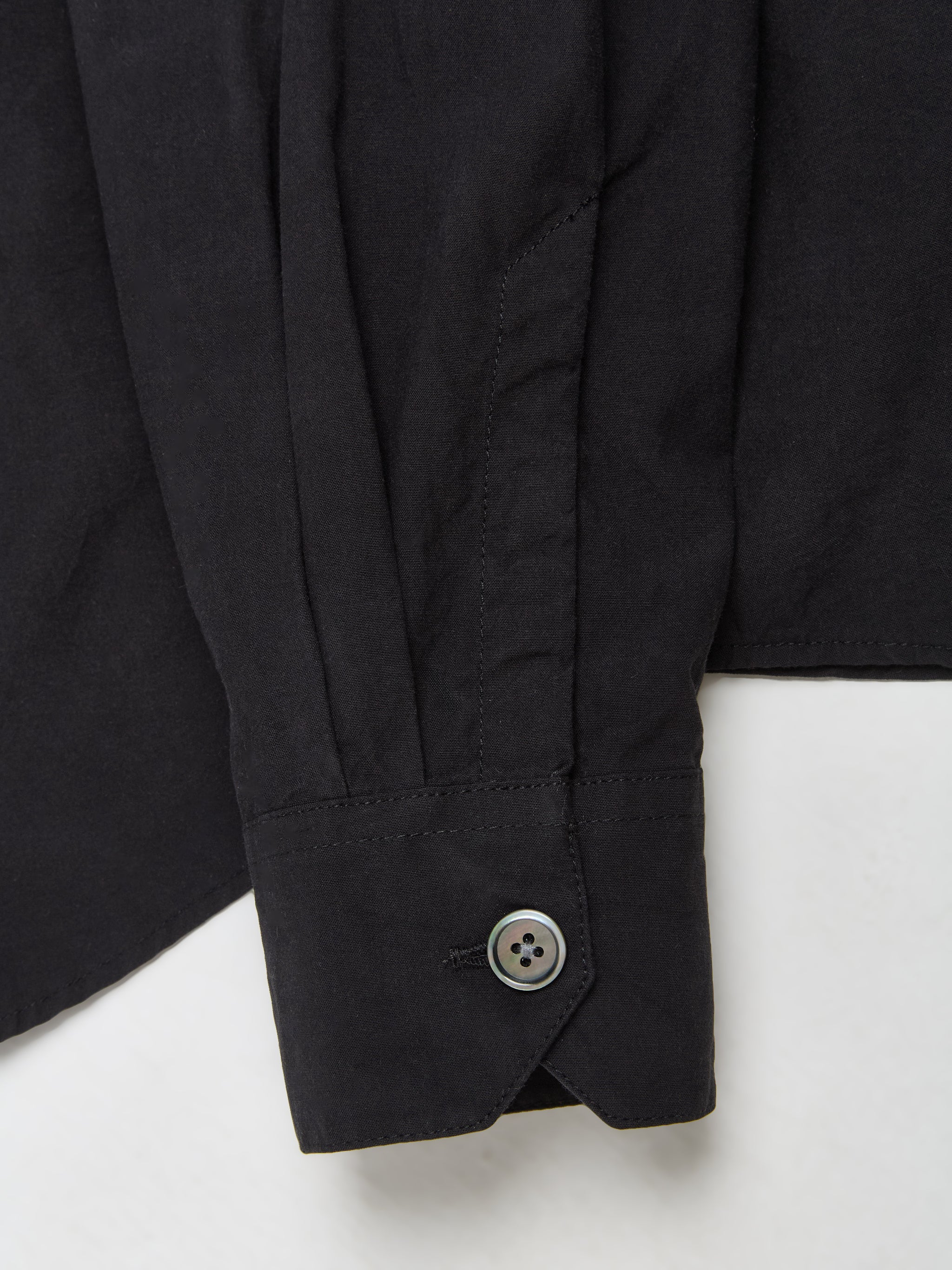 Beyond Liquid Poplin Shirt in Black