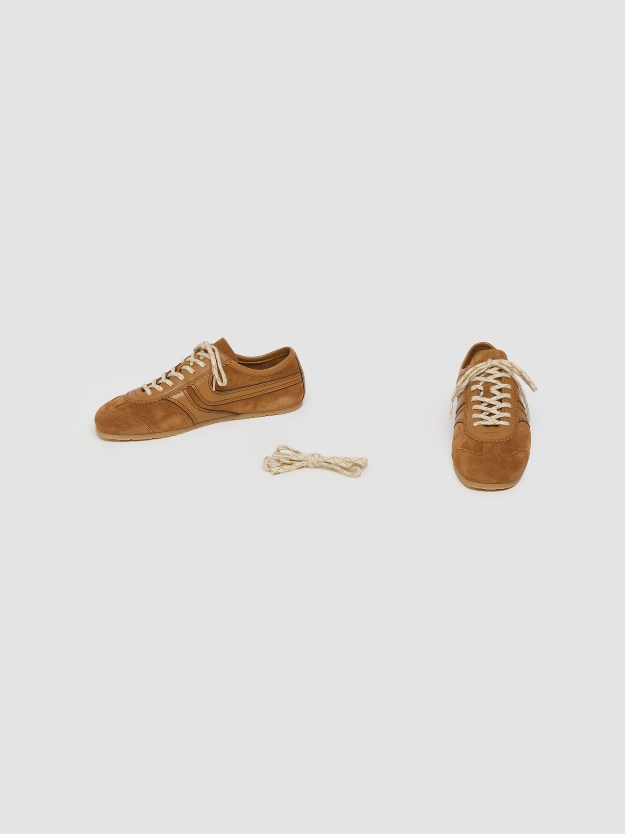 Men's Suede Sneaker in Tan