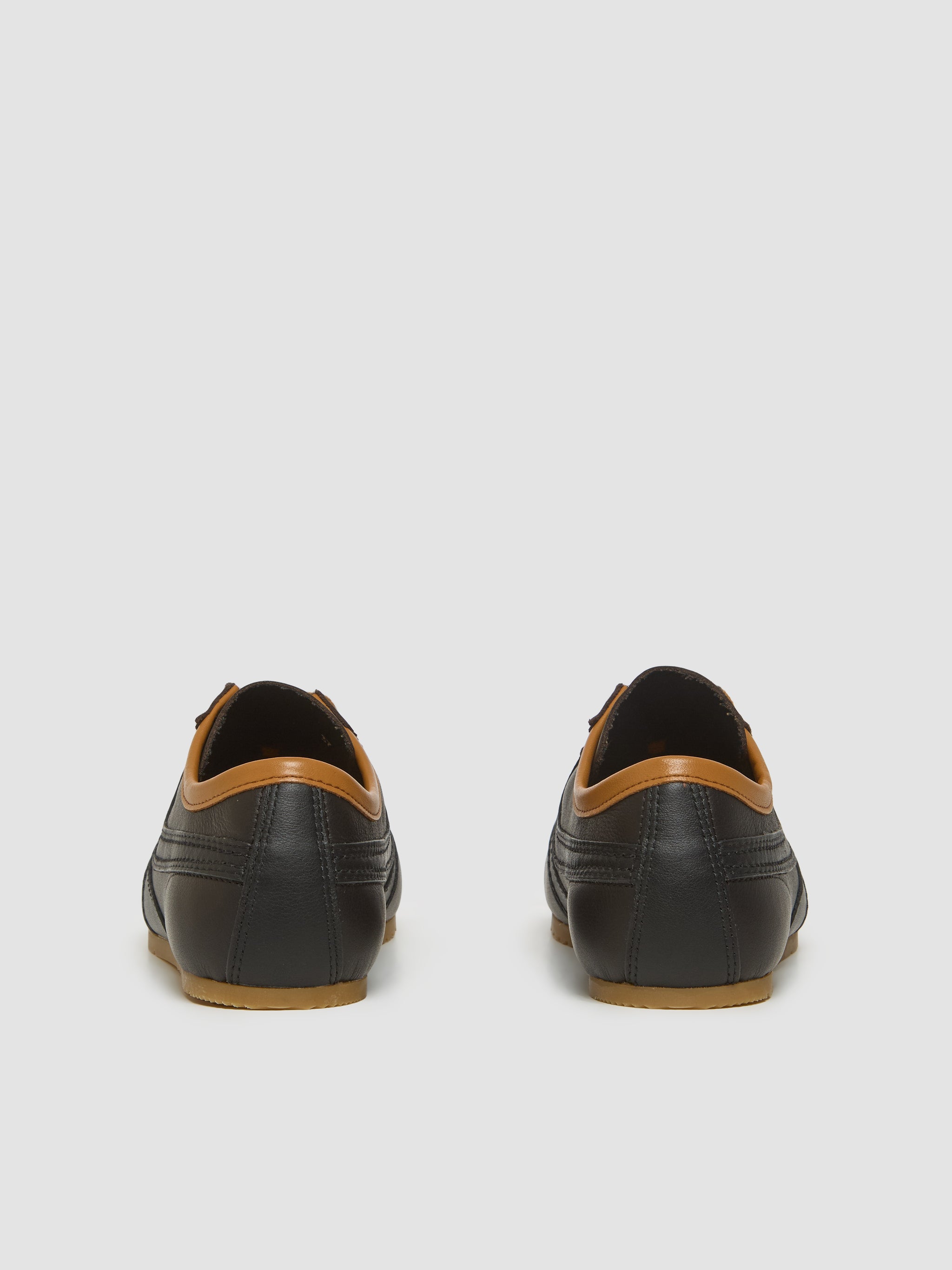 Women's Leather Sneaker in Dark Brown