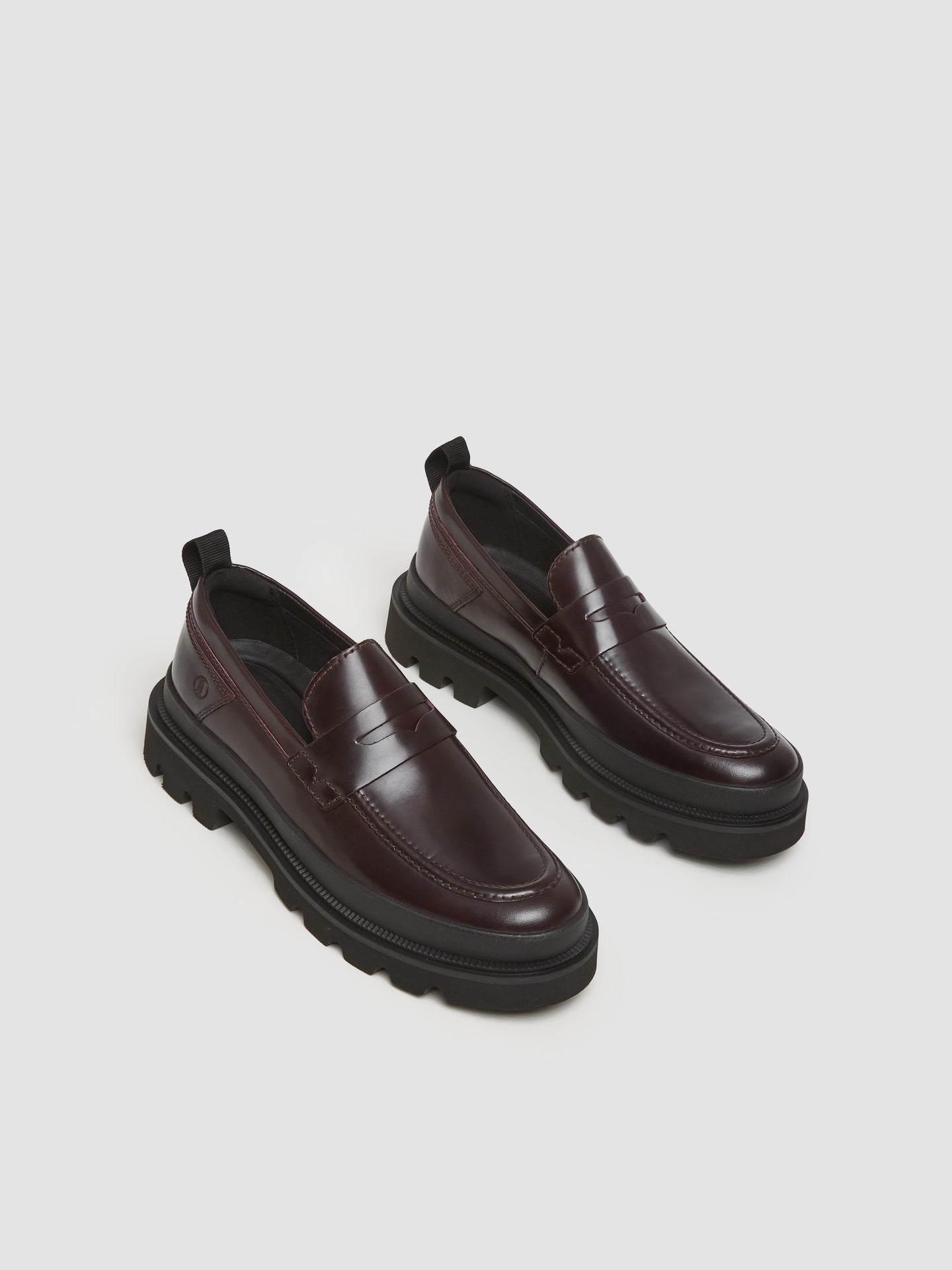 Badell Easy Loafers in Dark Burgundy Leather