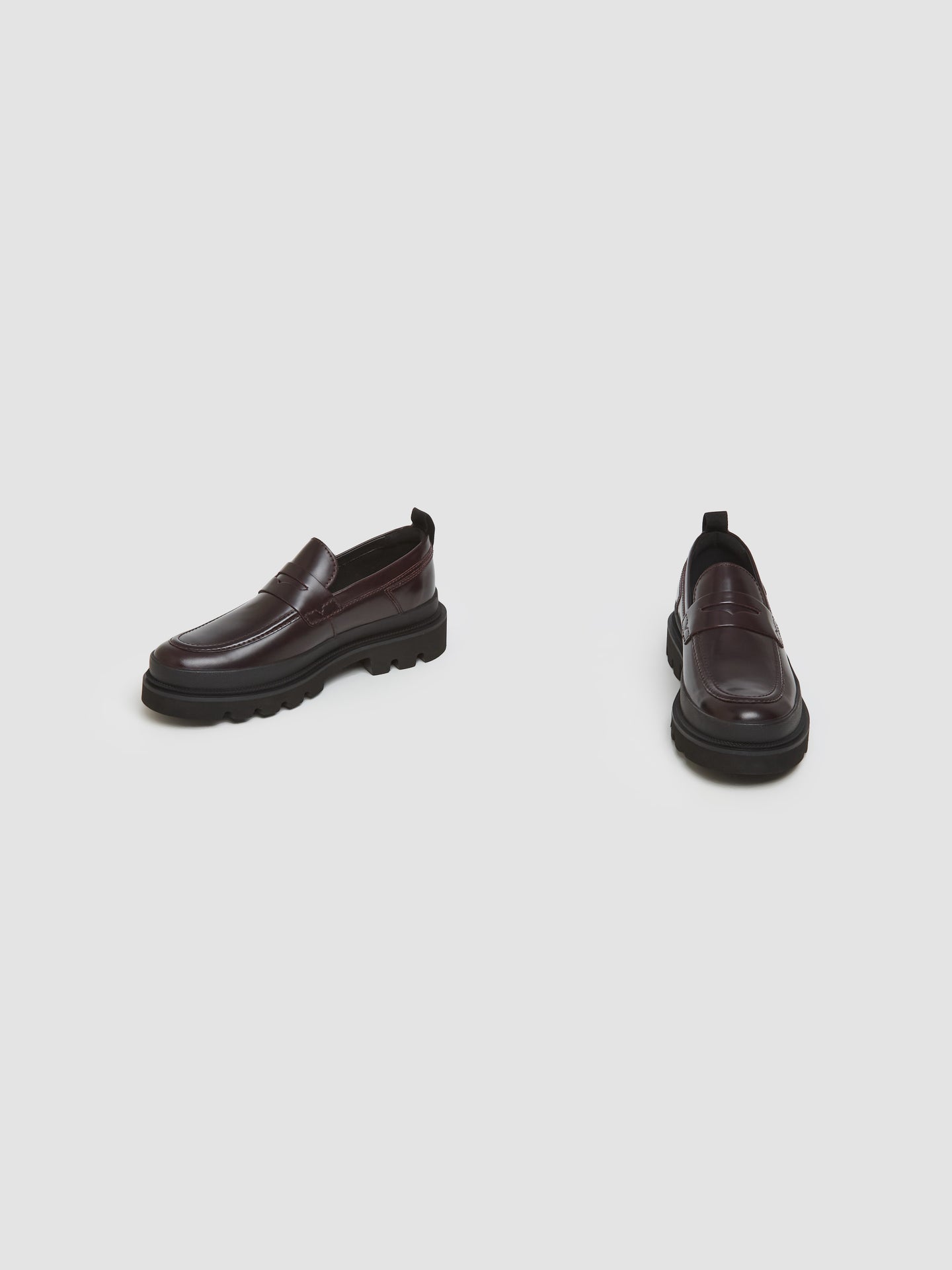 Badell Easy Loafers in Dark Burgundy Leather