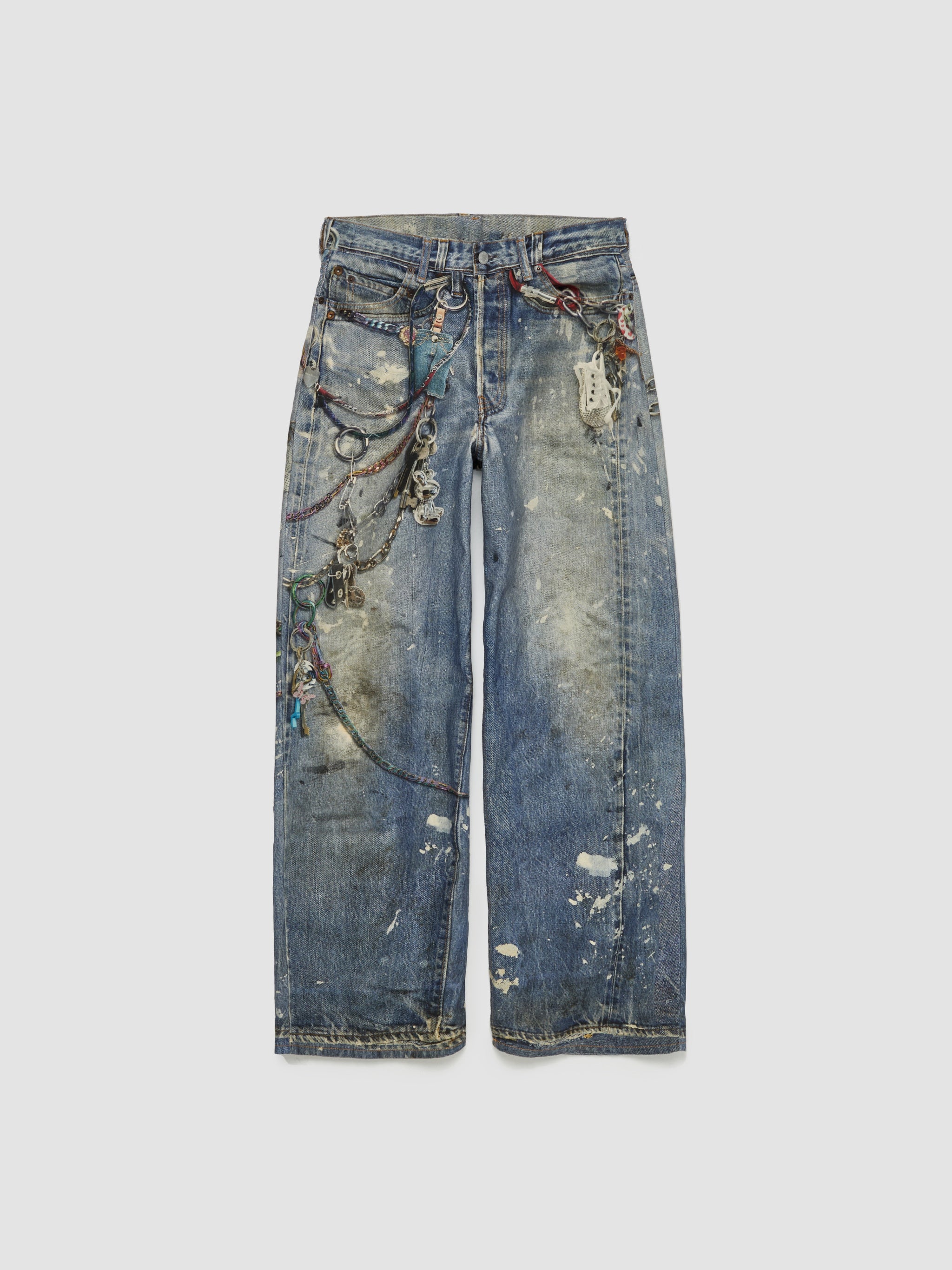 Loose Fit Trousers - 1981M in Mid Blue