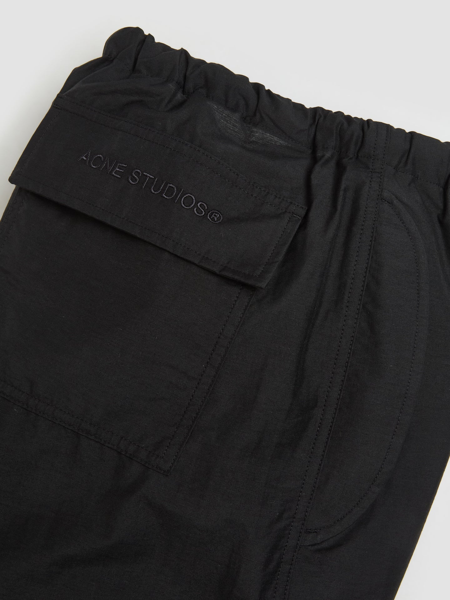 Relaxed Fit Trousers in Black