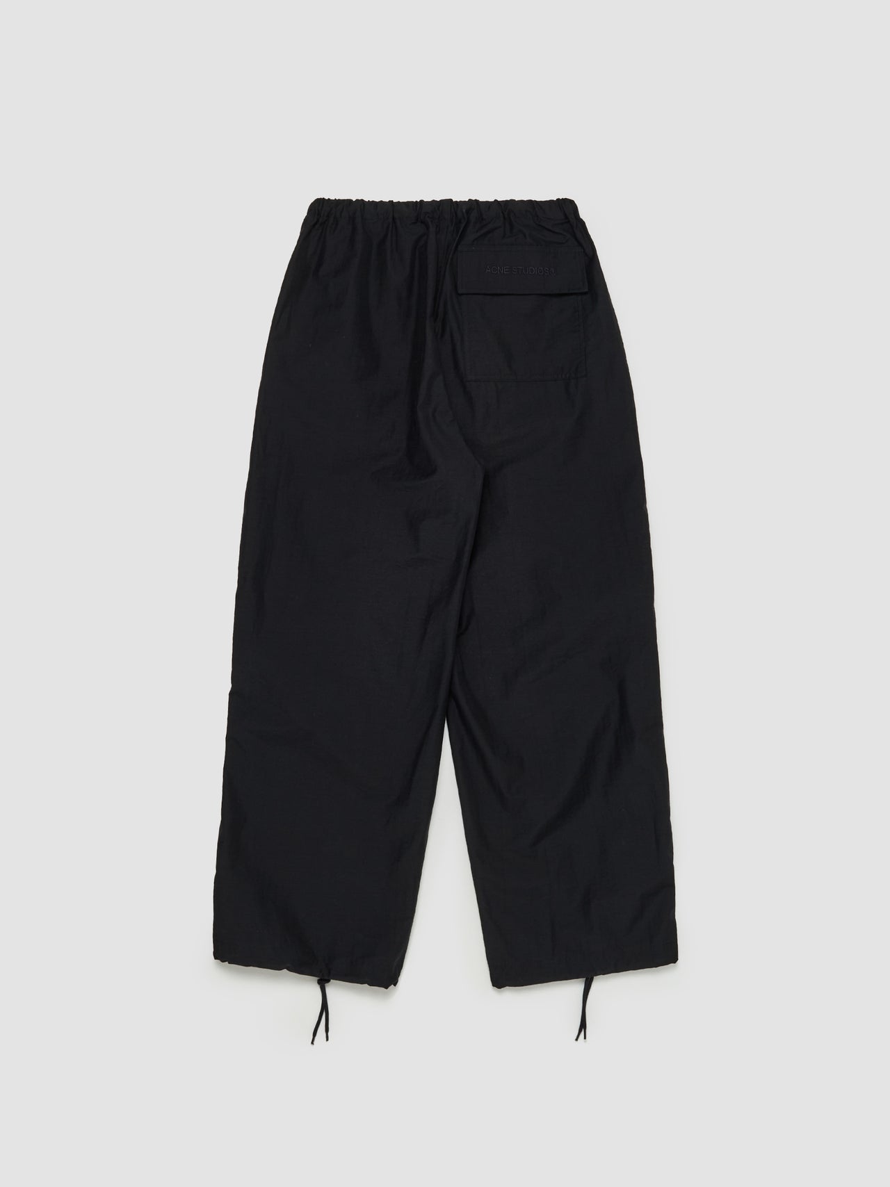 Relaxed Fit Trousers in Black