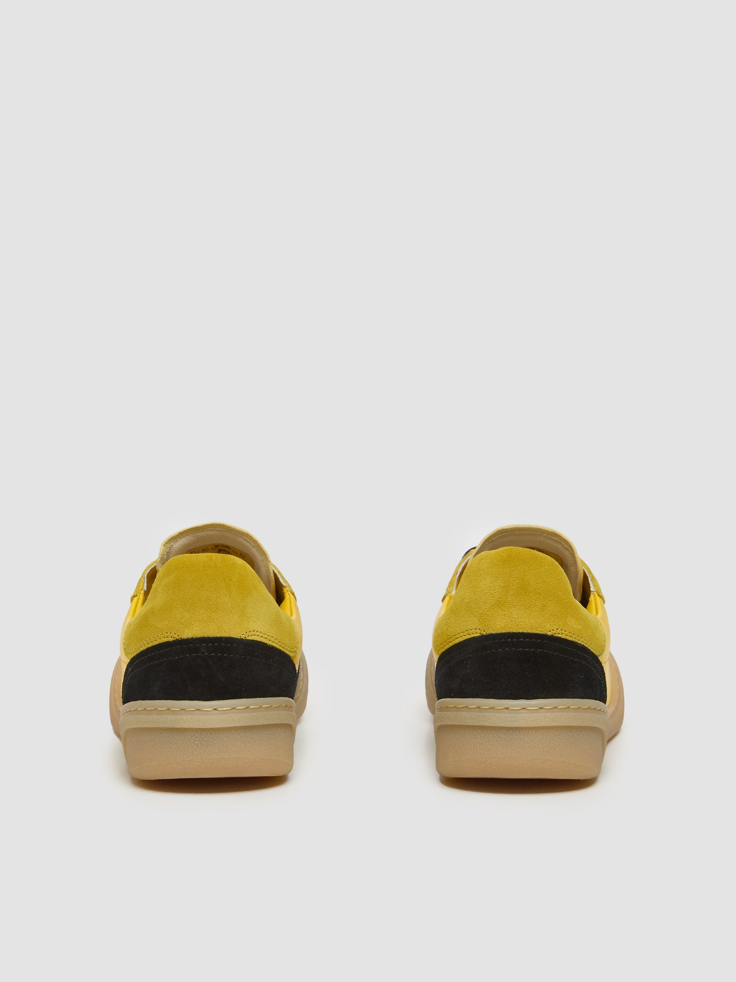 Women's Lace-Up Sneaker in Yellow